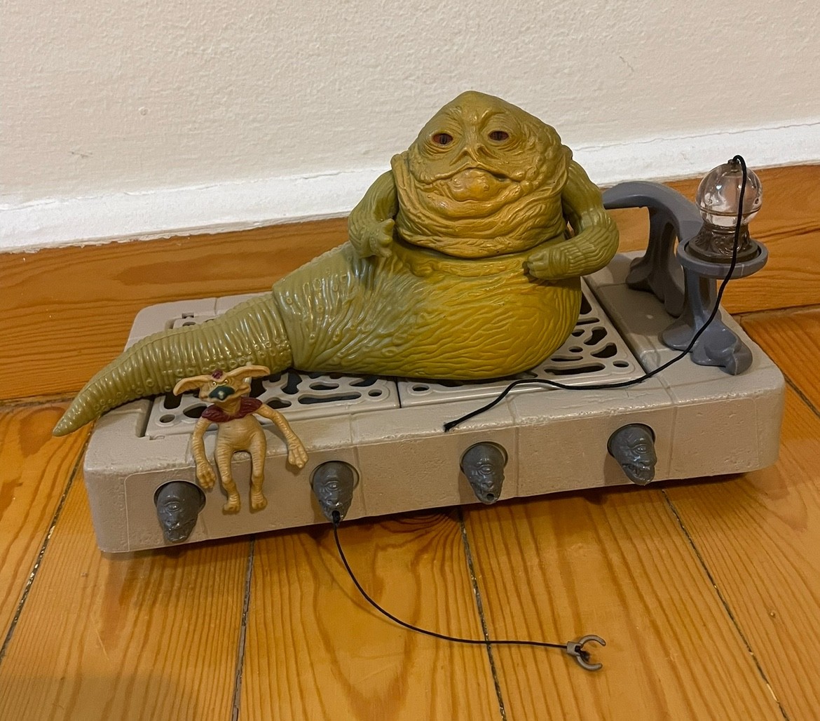 1983 Vintage Kenner STAR WARS Jabba the Hutt Throne Roon Playset-Almost Complete