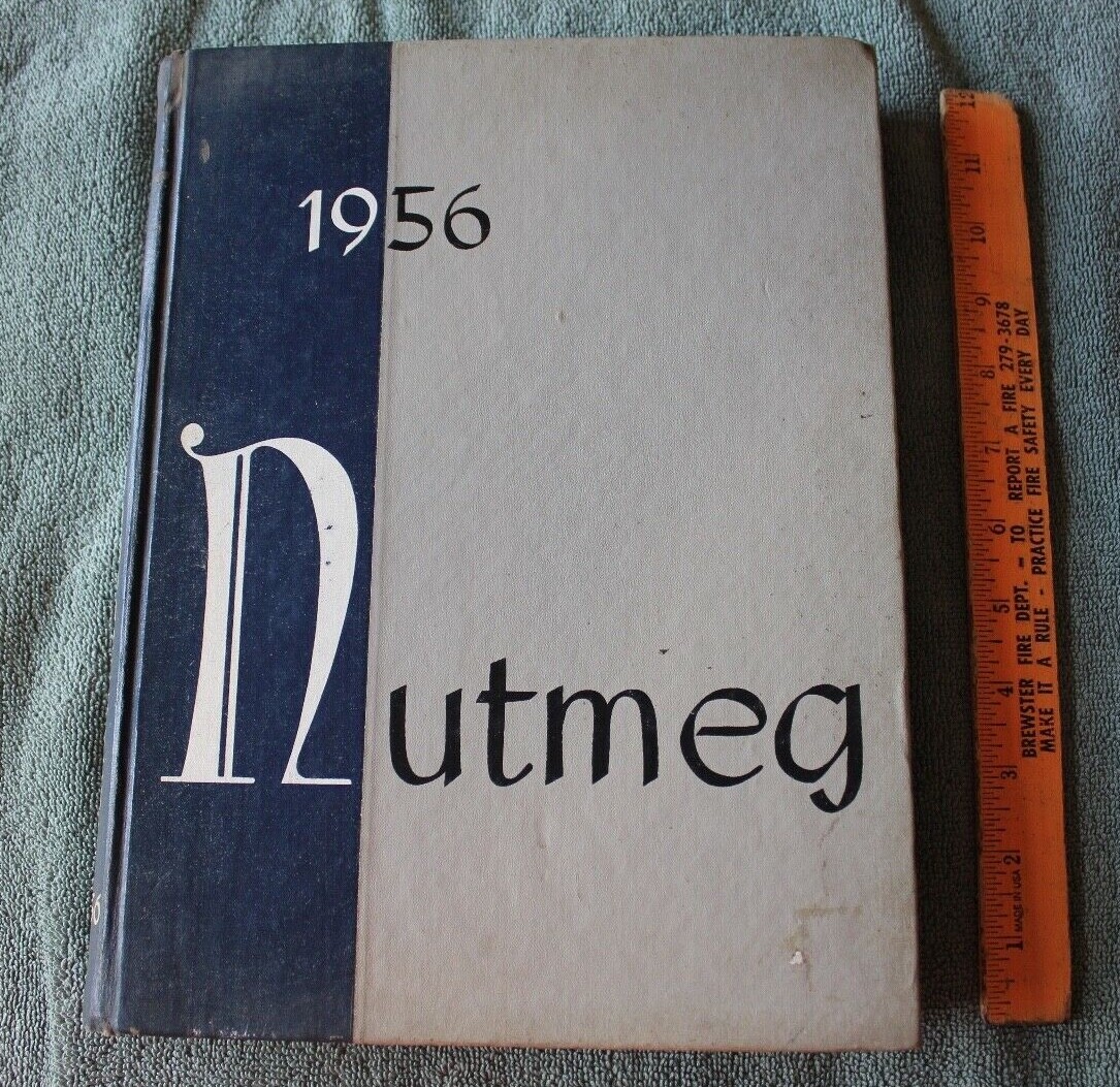 1956 University of Connecticut Yearbook Nutmeg Storrs CT VINTAGE College USED