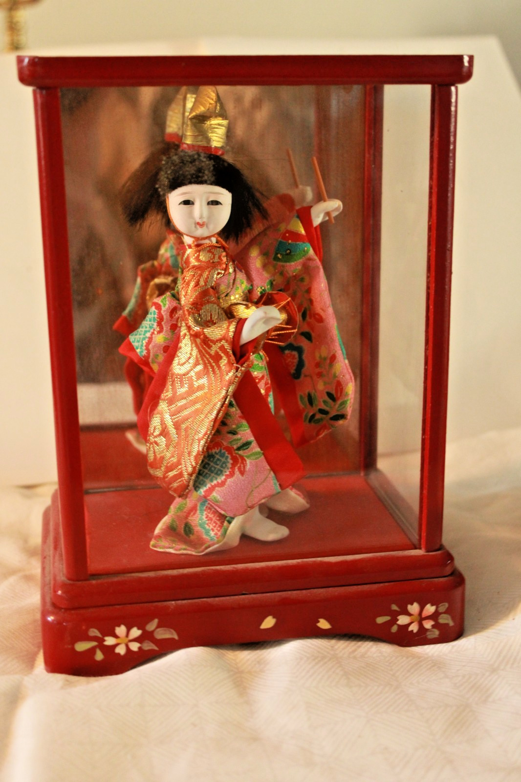 Vintage Japanese Doll in  Case