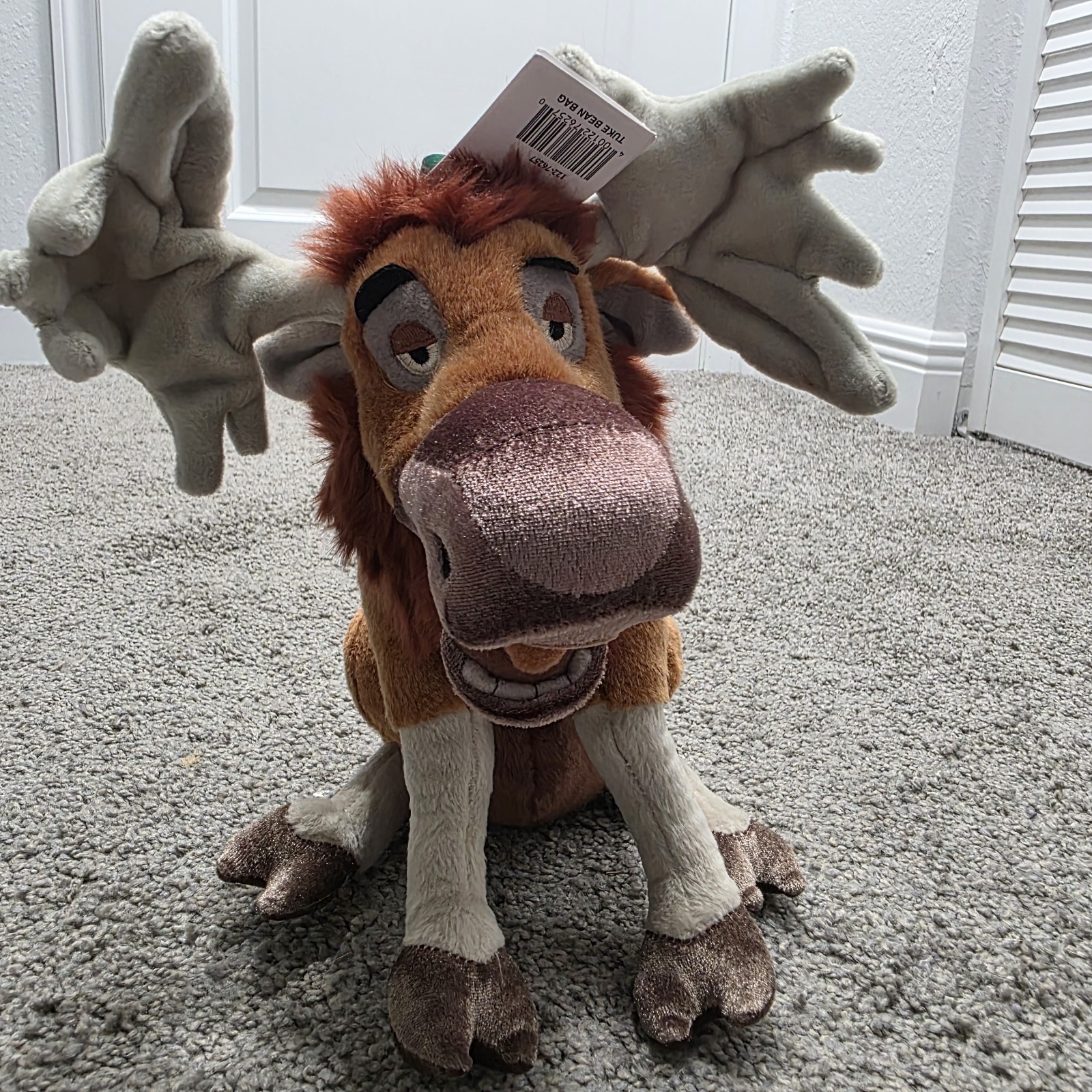 Vintage Disney Brother Bear Tuke Moose Plush Disney World Resort Character NWT