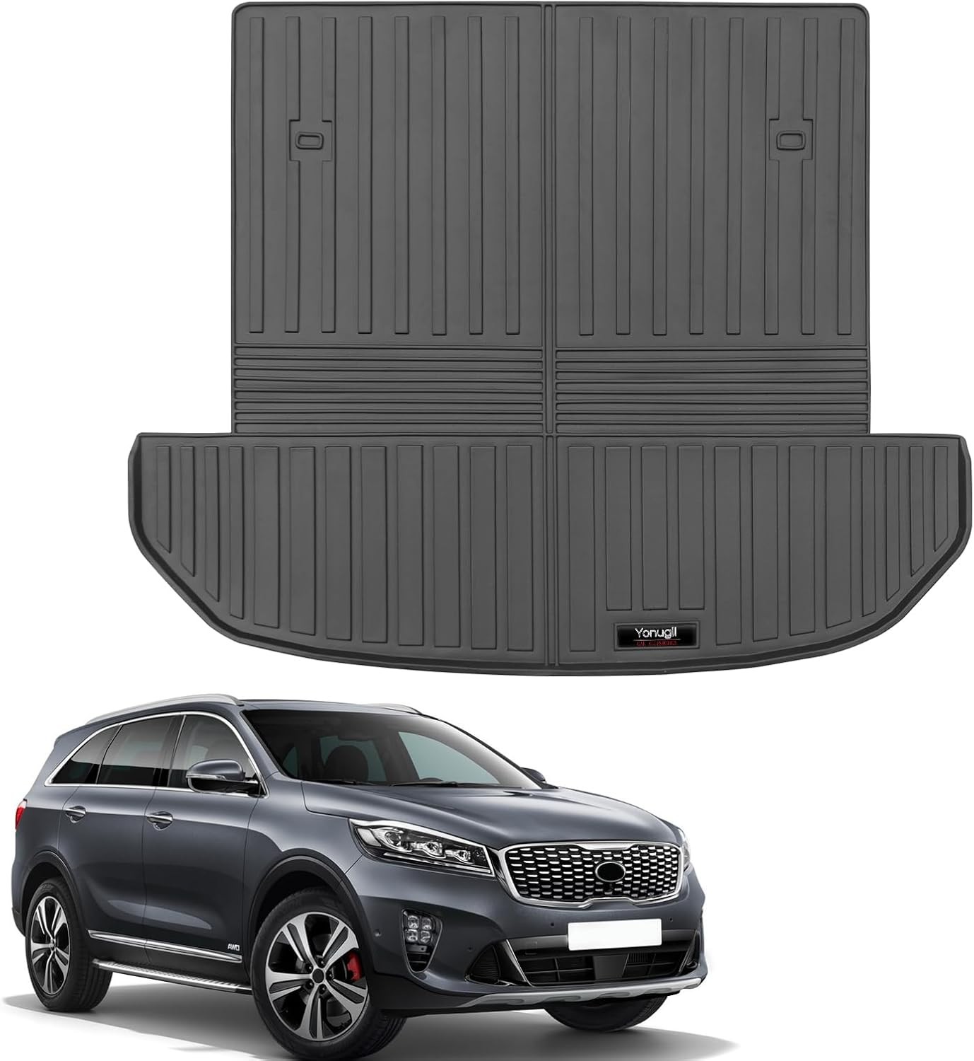 Custom for 2016-2020 Kia Sorento 7 Seat Cargo Mats Trunk Liner with 3rd Rear ... Custom for 2016-2020 Kia Sorento 7 Seat Cargo Mats Trunk Liner with 3rd Rear ...