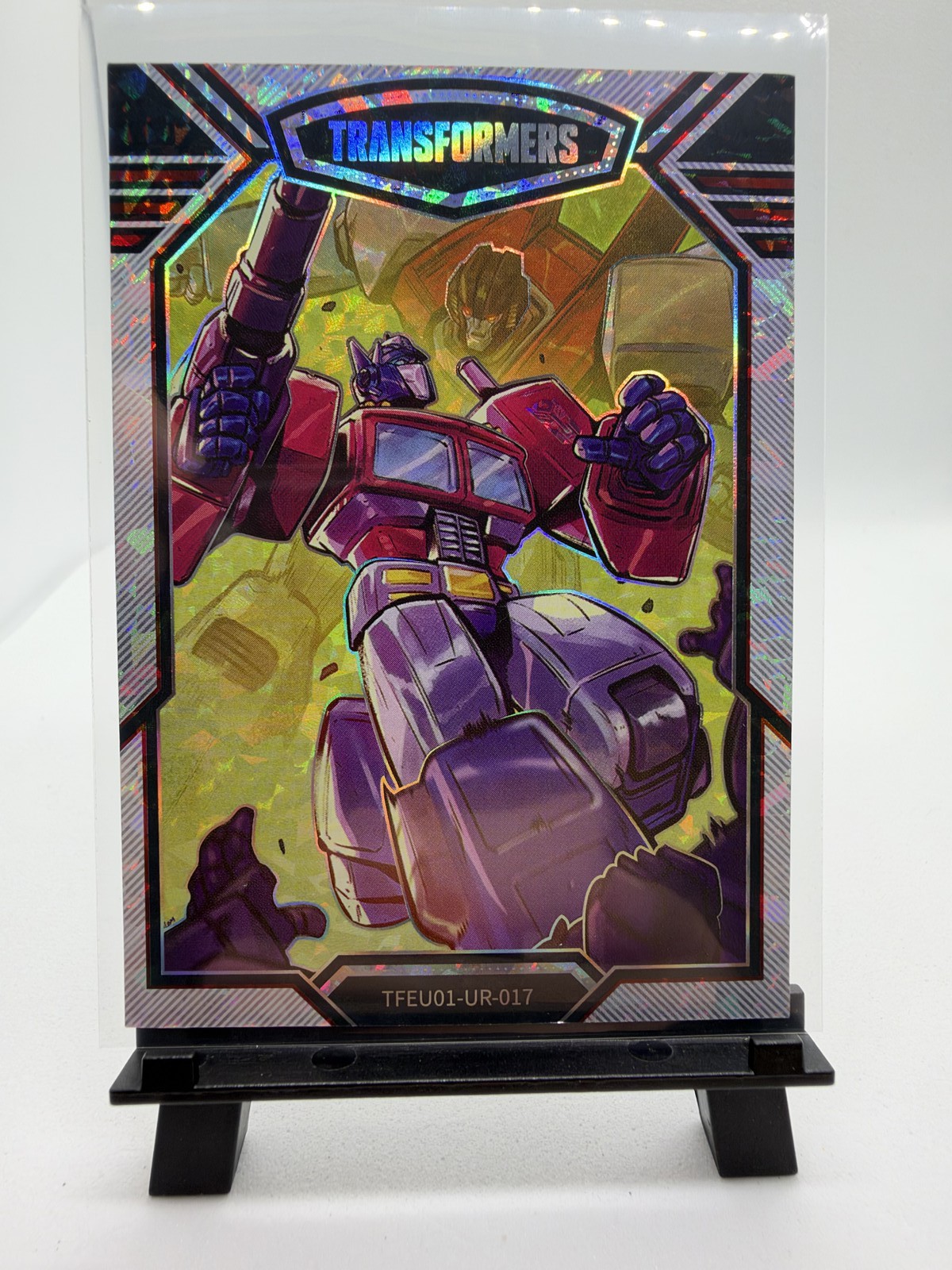 Optimus Prime Kayou Transformers Energon Universe UR Holo Card TFEU01-UR-017