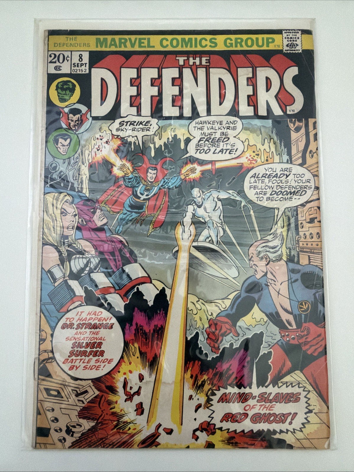 Defenders #8 Avengers Vs. Defenders War Crossover Marvel 1973
