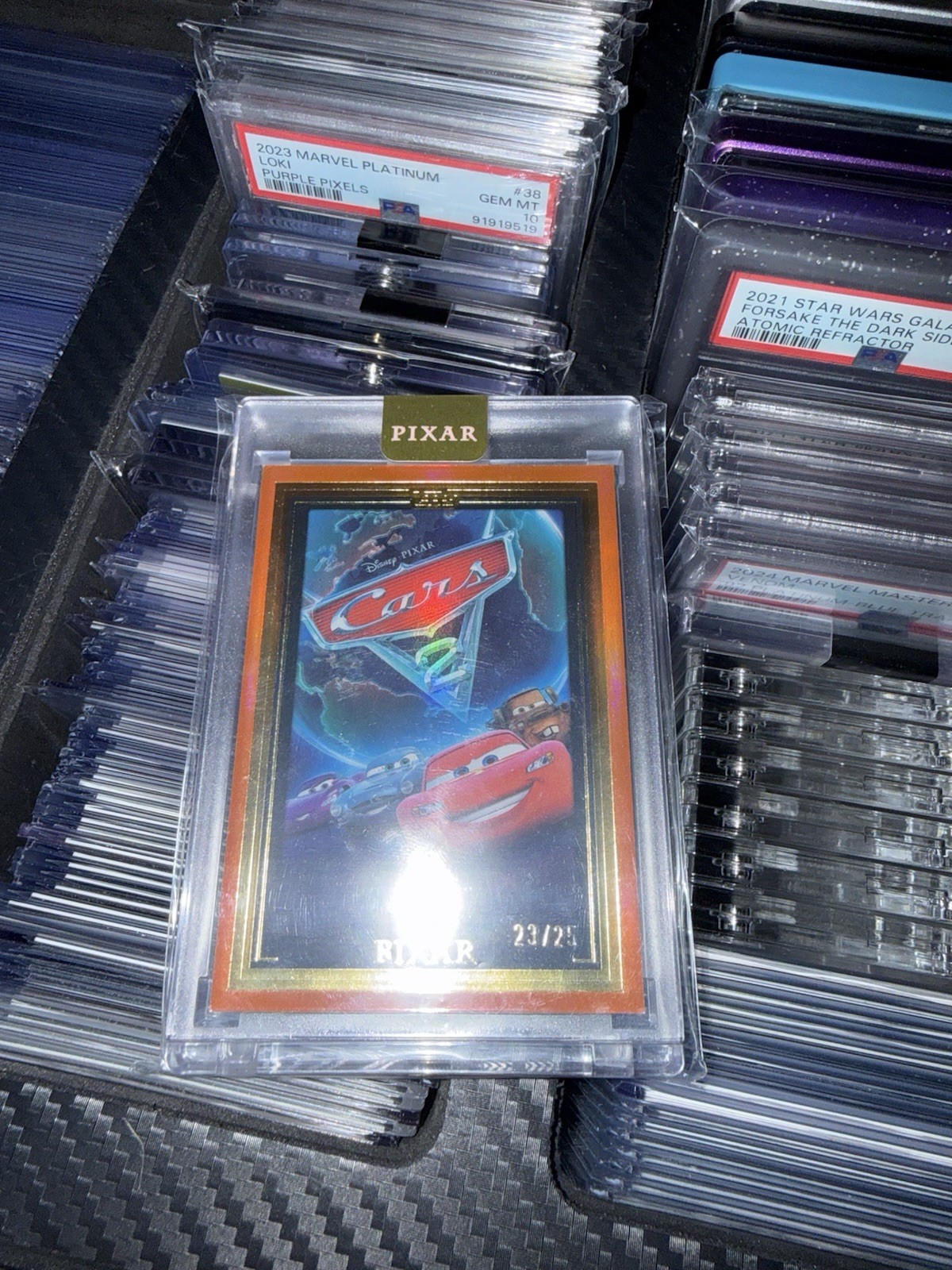 2025 Topps Pixar Gold Cars 2 # /25 MINT Movie Poster Card 2025 Topps Pixar Gold Cars 2 # /25 MINT Movie Poster Card