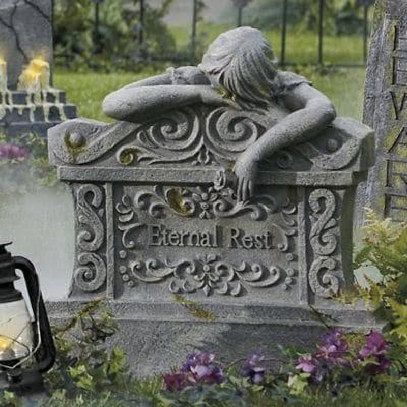 Grandin Road Eternal Rest Tombstone 146684 NOS