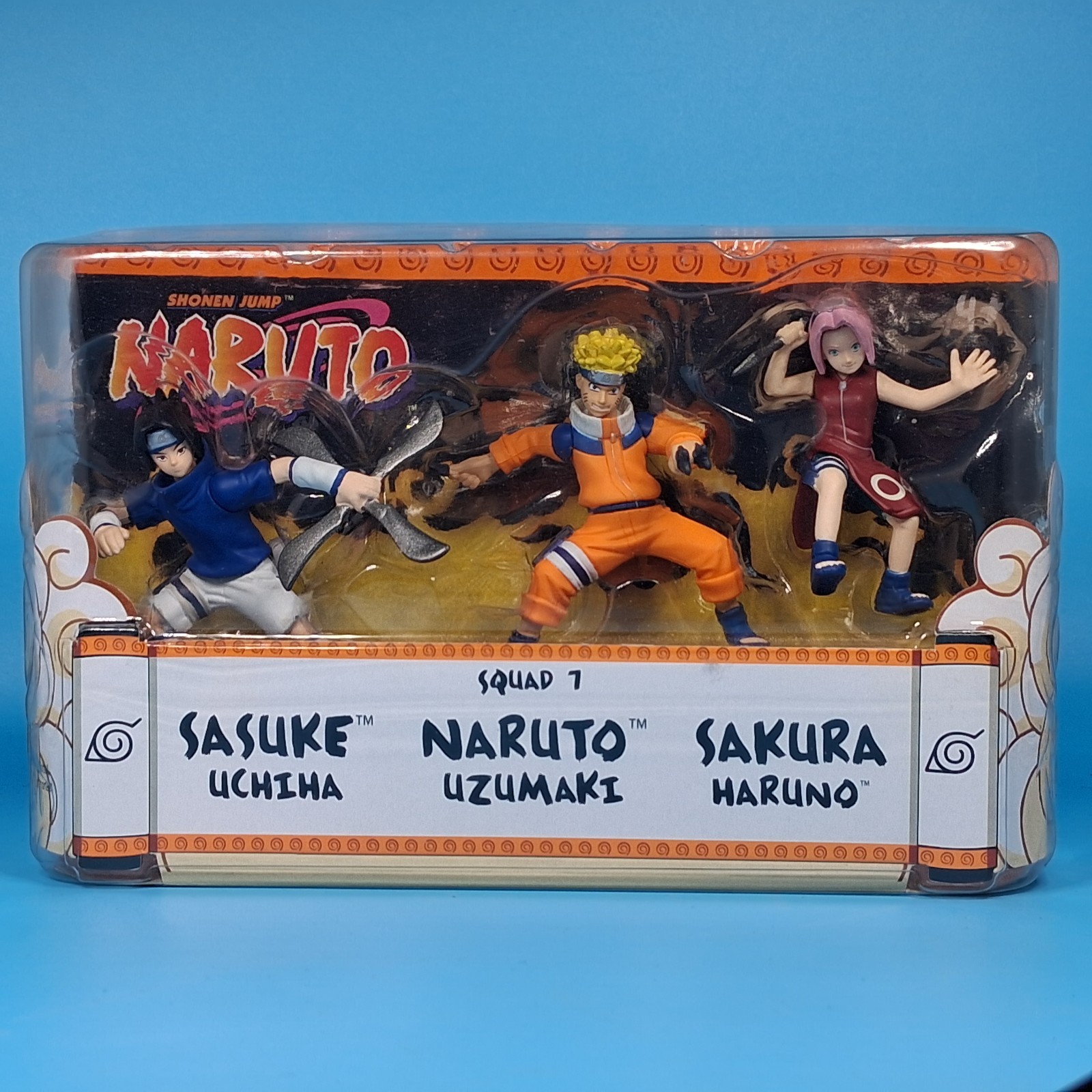 VTG 2007 Mattel Shonen Jump Naruto (Squad 1) Naruto Sasuke Sakura Mini Figures
