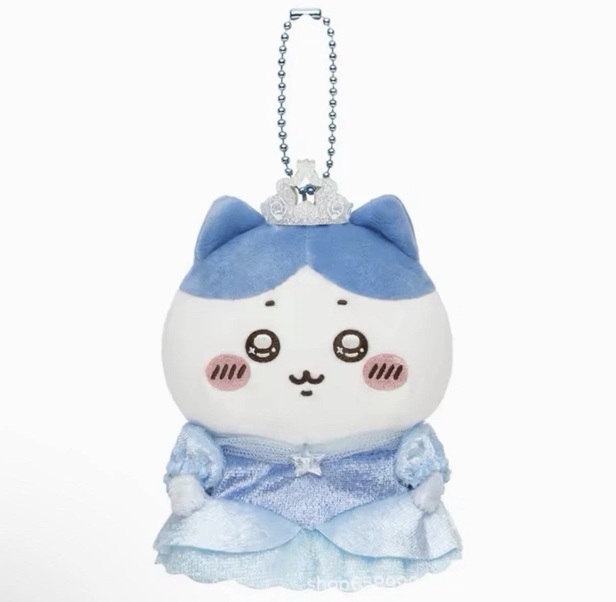 Chiikawa Pu-Wappa Blue Princess Mascot Plush Toys y2k Kawaii Bag Charm-Hachiware