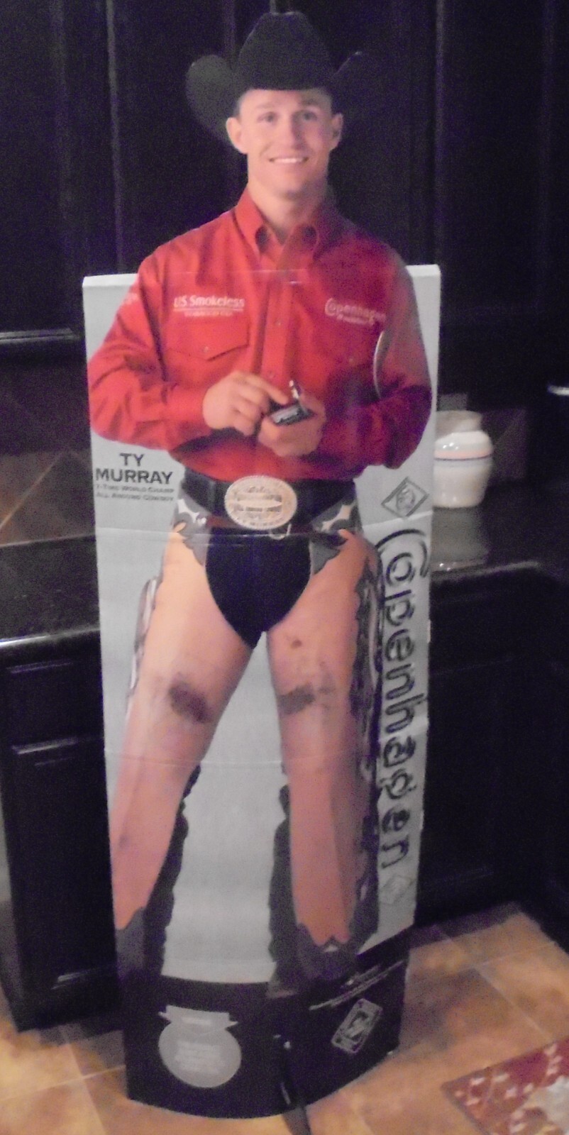 2004 TY MURRAY/COPENHAGEN LIFE SIZE STAND UP 6\' TALL 2\' WIDE-MINT/NEW