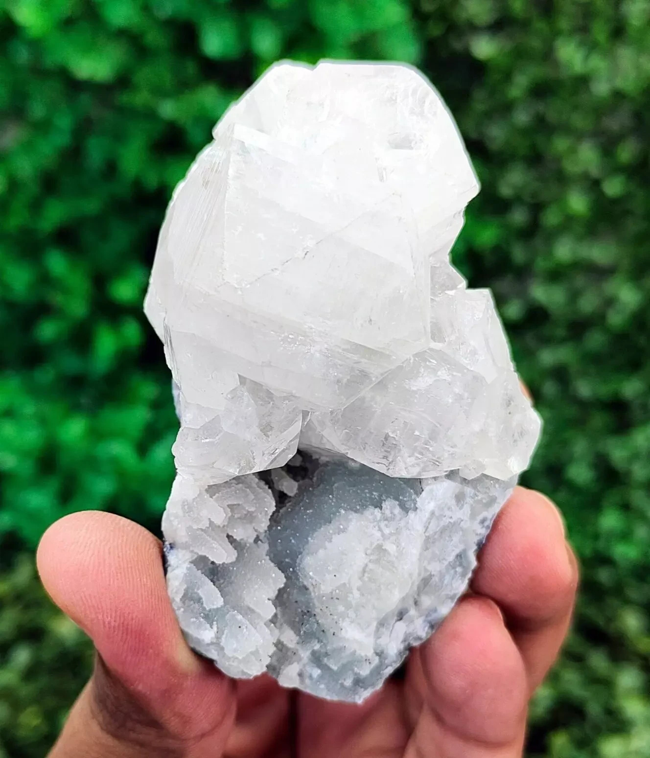 190g Natural Apophyllite & Chalcedony Mineral Specimen