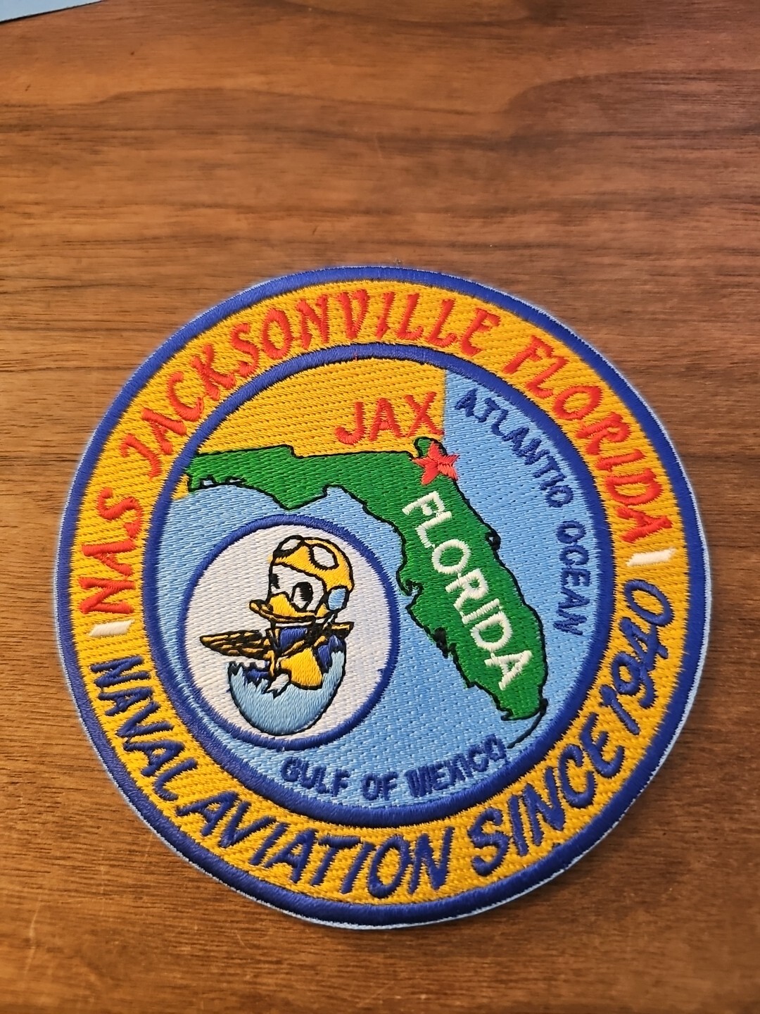 US NAVY BASE PATCH, NAS JACKSONVILLE, FLORIDA, NAVAL AVIATION SINCE 1940 US NAVY BASE PATCH, NAS JACKSONVILLE, FLORIDA, NAVAL AVIATION SINCE 1940