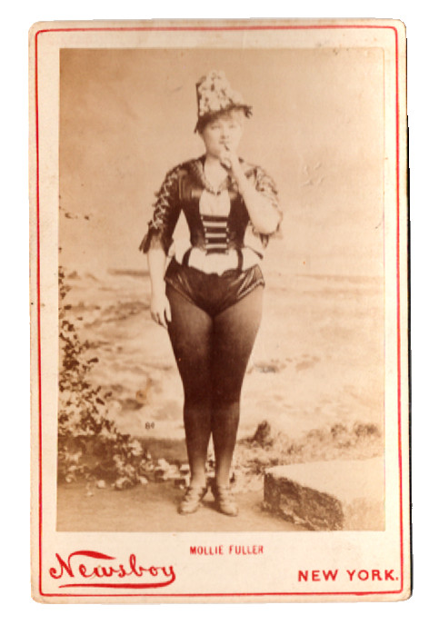N566 #80 Mollie Fuller, Newsboy Tobacco Actresses, Cabinet Photo, 1894/1895 VG