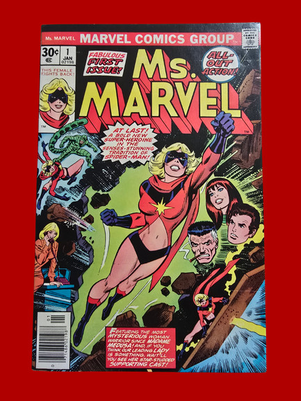 Ms. Marvel #1 (1977) Marvel Comics 1st Appearance Carol Danvers Key Issue 