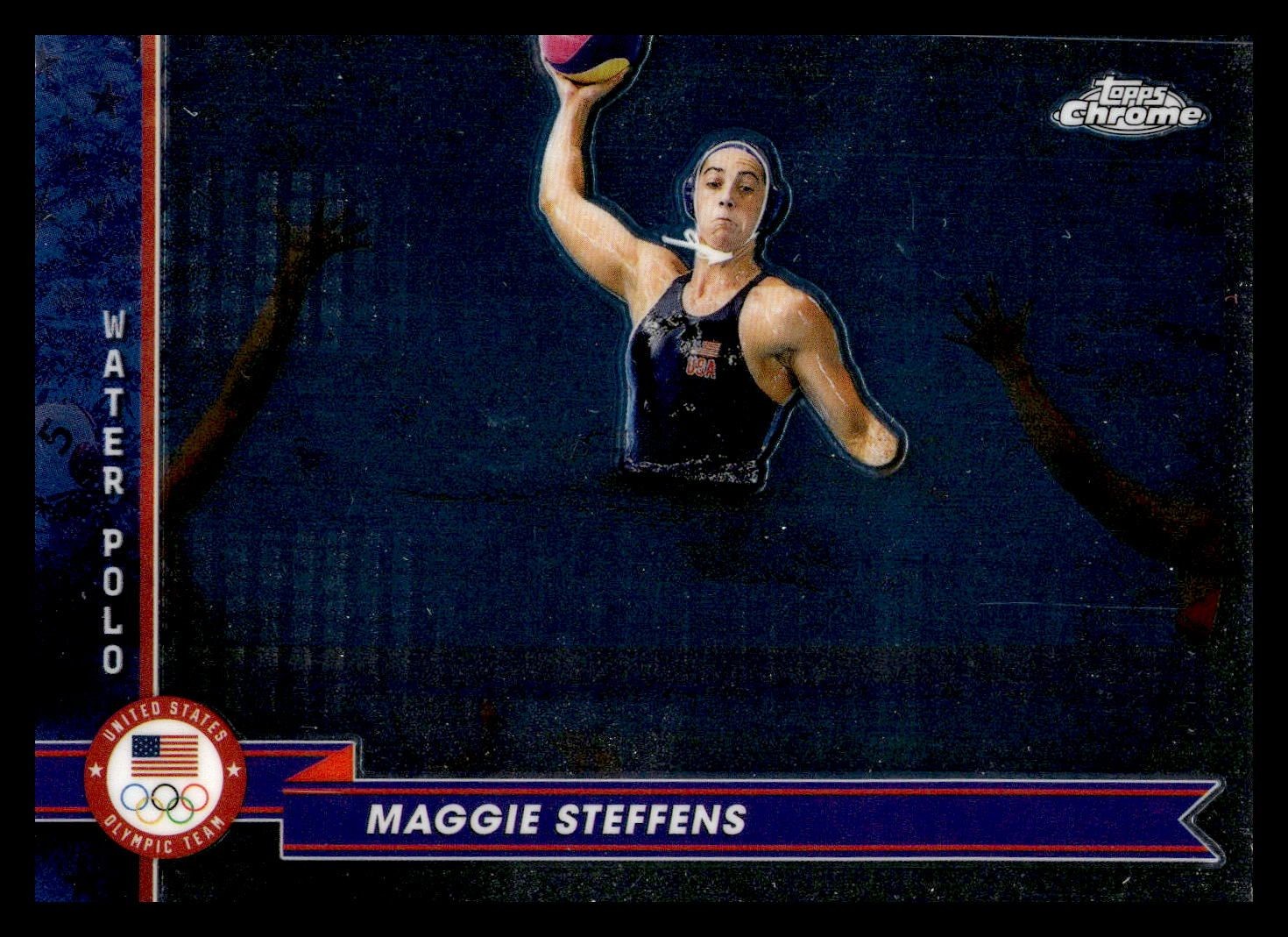 United States Olympic Team Maggie Steffens 2024 Topps Chrome Topps #196 United States Olympic Team Maggie Steffens 2024 Topps Chrome Topps #196