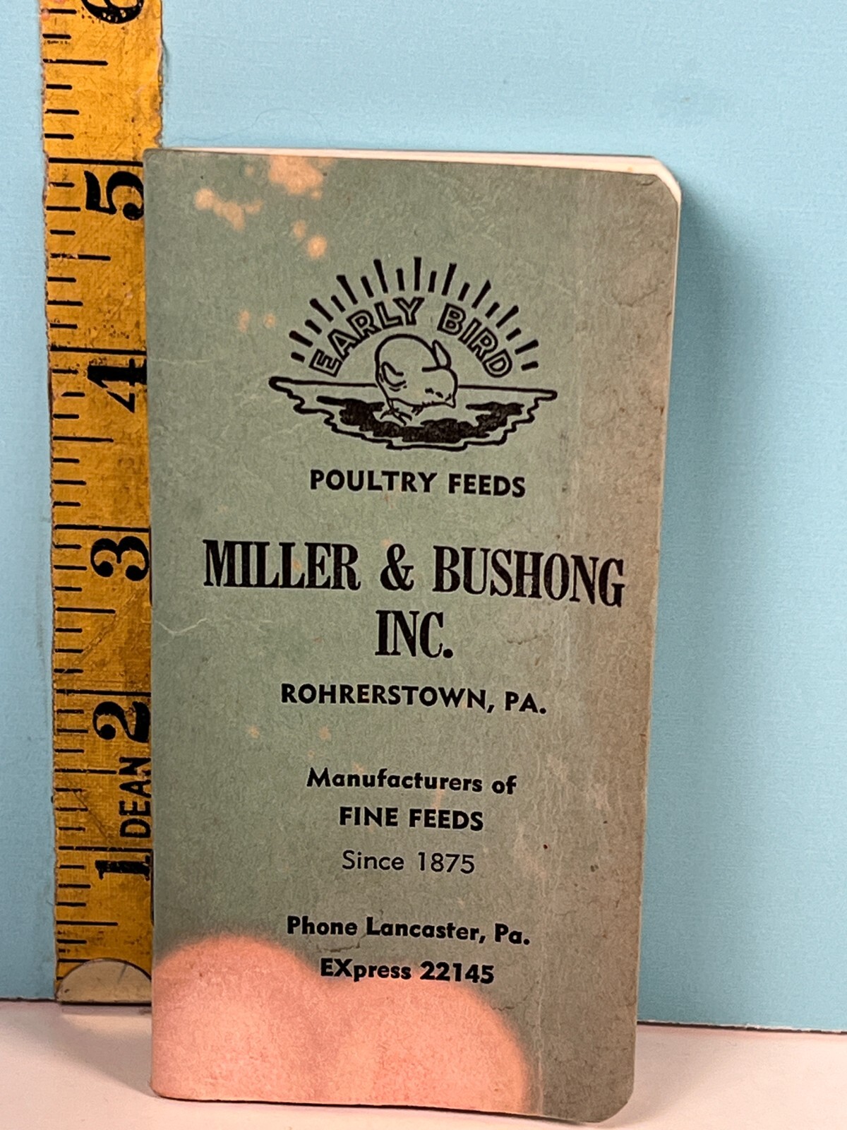 Miller & Bushong Inc Early Bird Poultry Feeds, Pennsylvania info and notebook