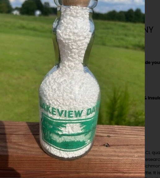 Lakeview Dairy Vintage Milk Bottle Richmond/NY/Michigan