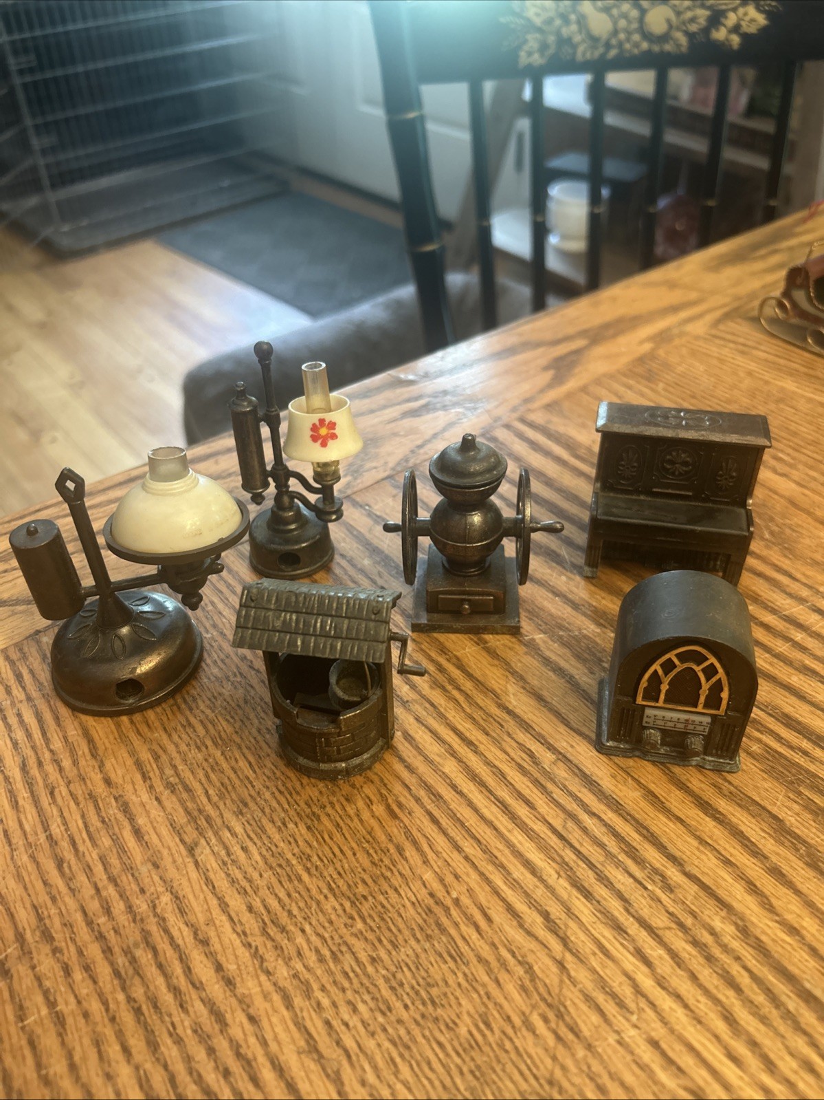 Lot of 6 Vintage Metal Novelty Pencil Sharpeners Miniatures Lot of 6 Vintage Metal Novelty Pencil Sharpeners Miniatures