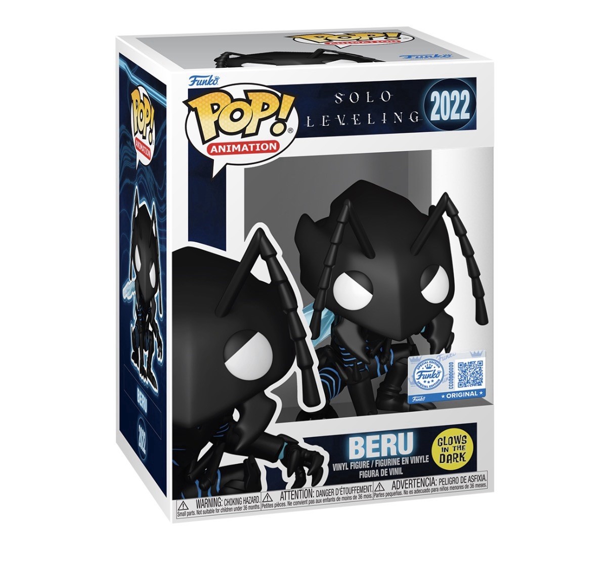 Funko Pop Solo Leveling: Beru #2022 EE Exclusive GLOW IN HAND US seller
