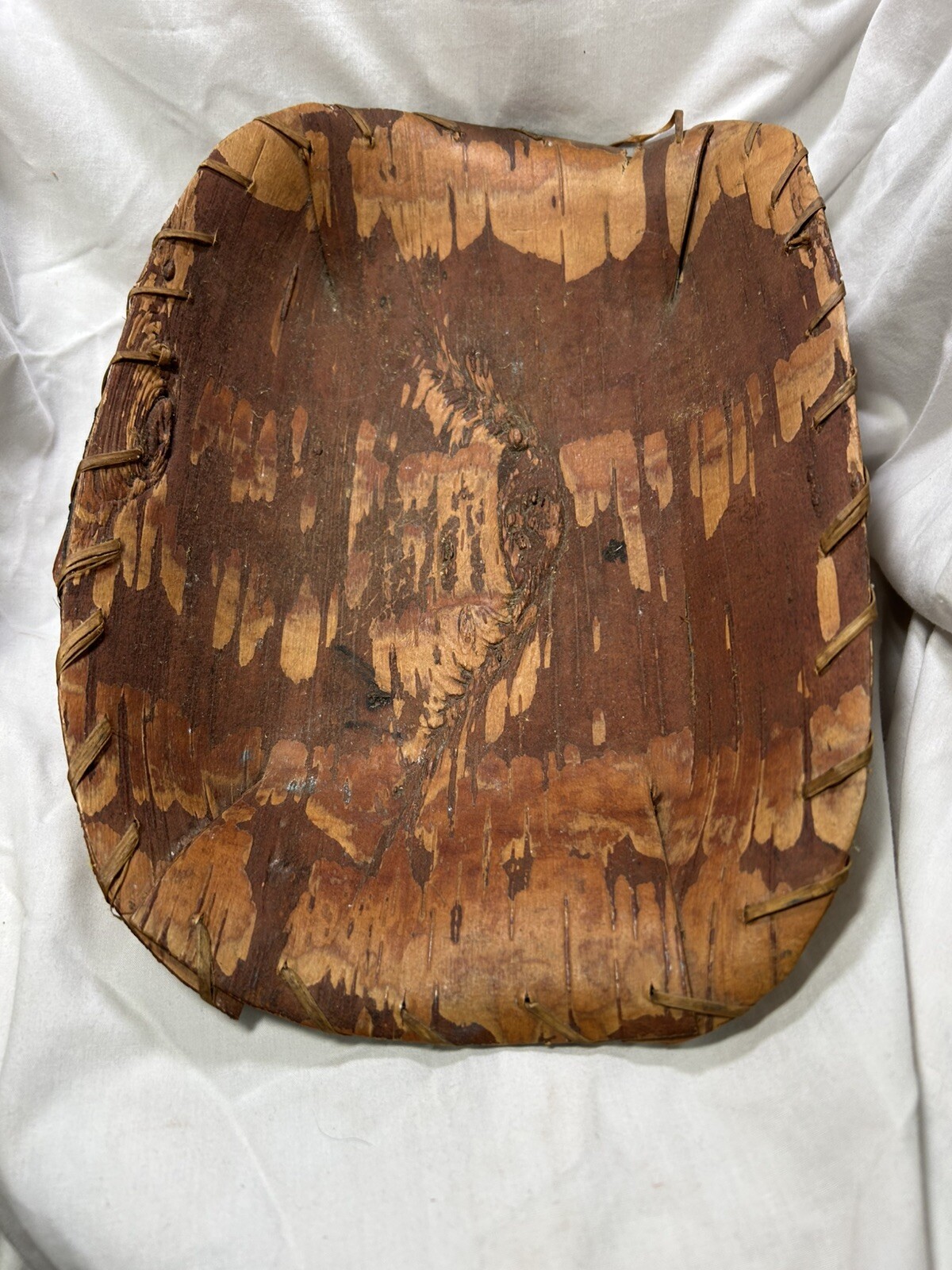Vintage Handmade Crafted On Iroquois Reservation 1970s Birch Bark Bowl Vintage Handmade Crafted On Iroquois Reservation 1970s Birch Bark Bowl