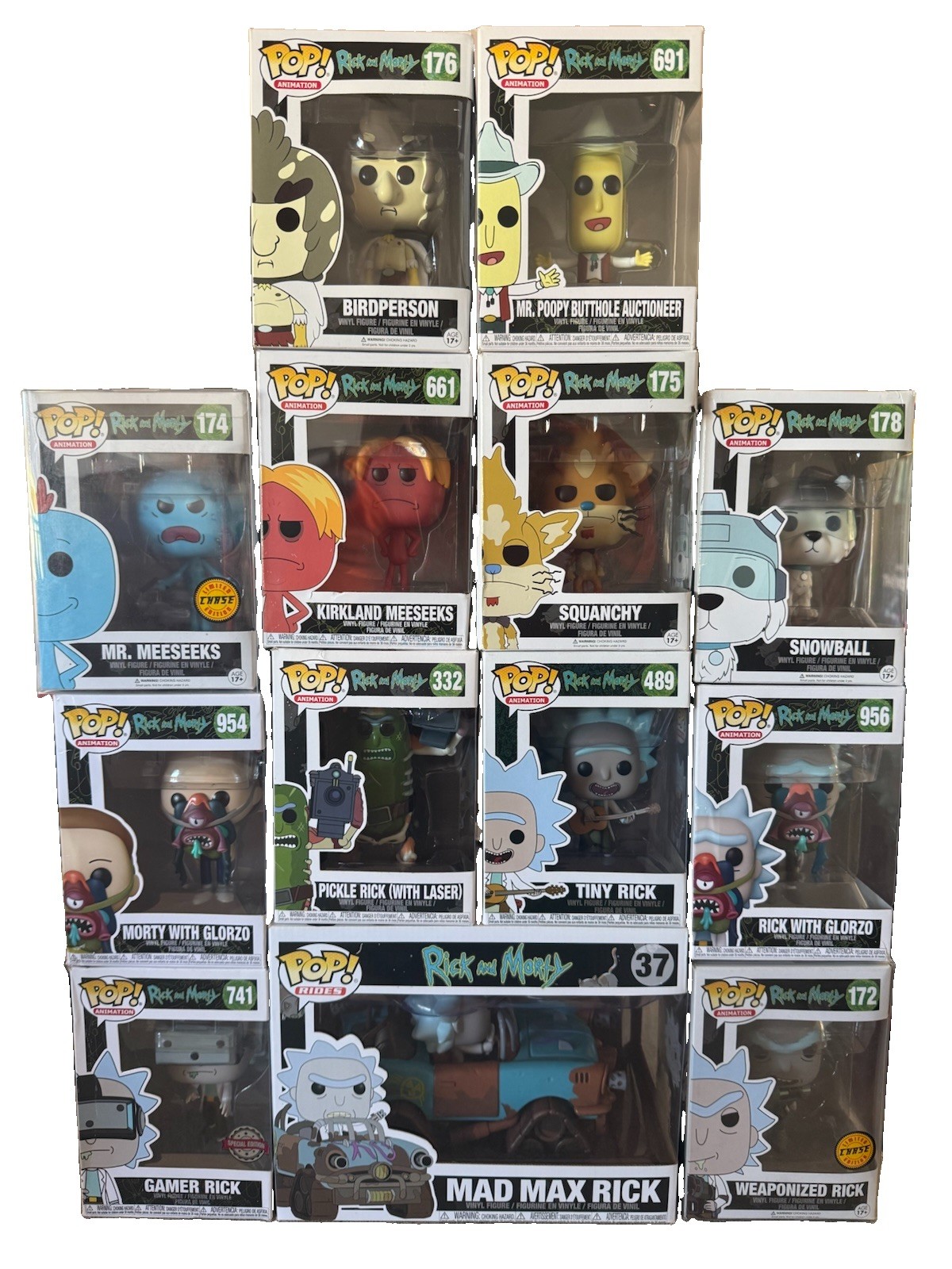 Rick and Morty 13-Pack Mixed Lot Funko Pop 🔥 Rick and Morty 13-Pack Mixed Lot Funko Pop 🔥