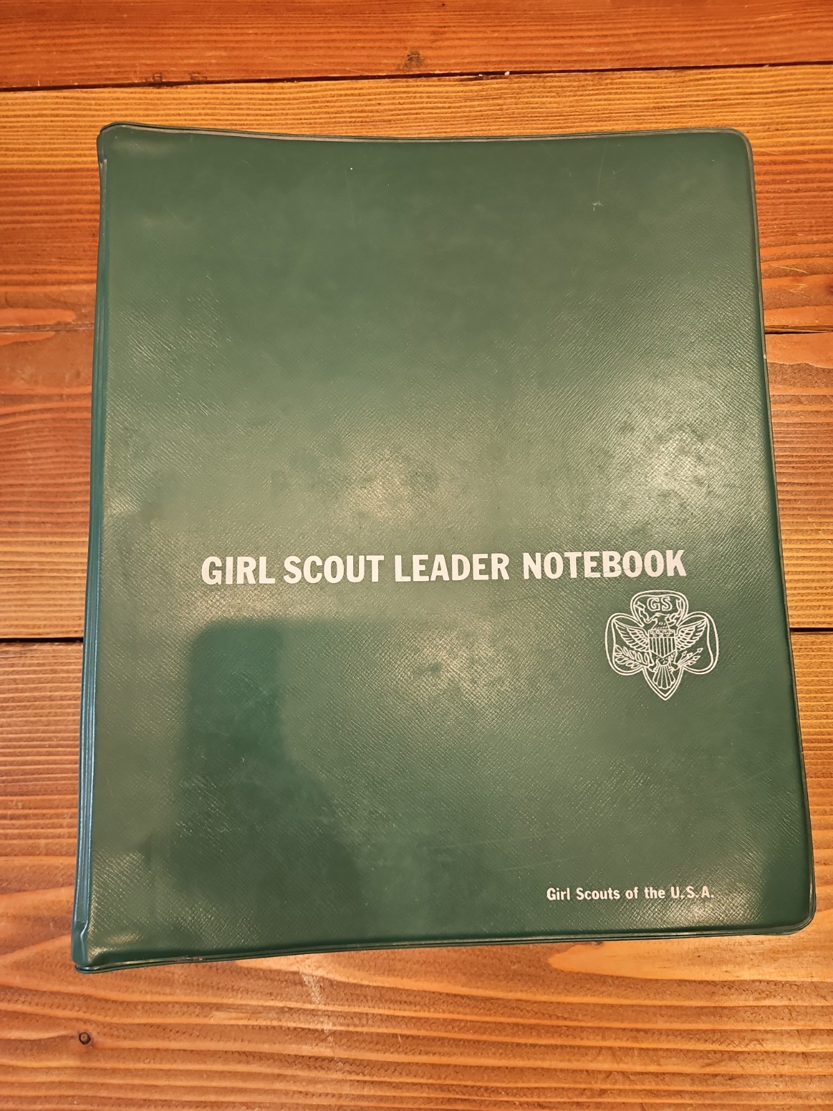 Original Vintage 1963 Girl Scout Leader Notebook 178+ pgs.