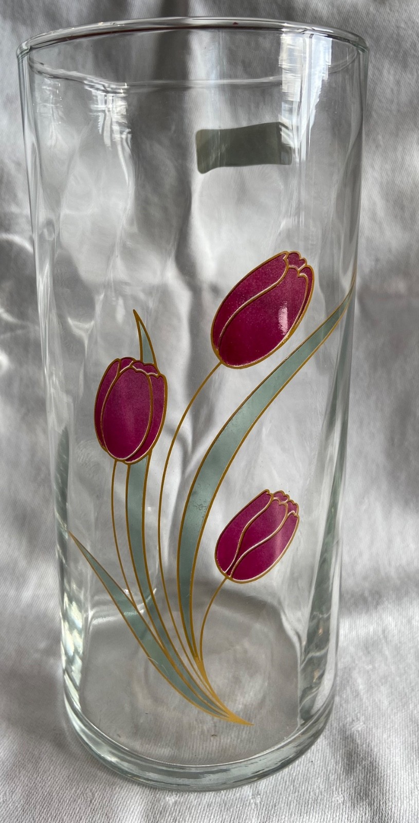CRYSTAL CLEAR INDUSTRIES Vase Tulips Stylesetter NIB