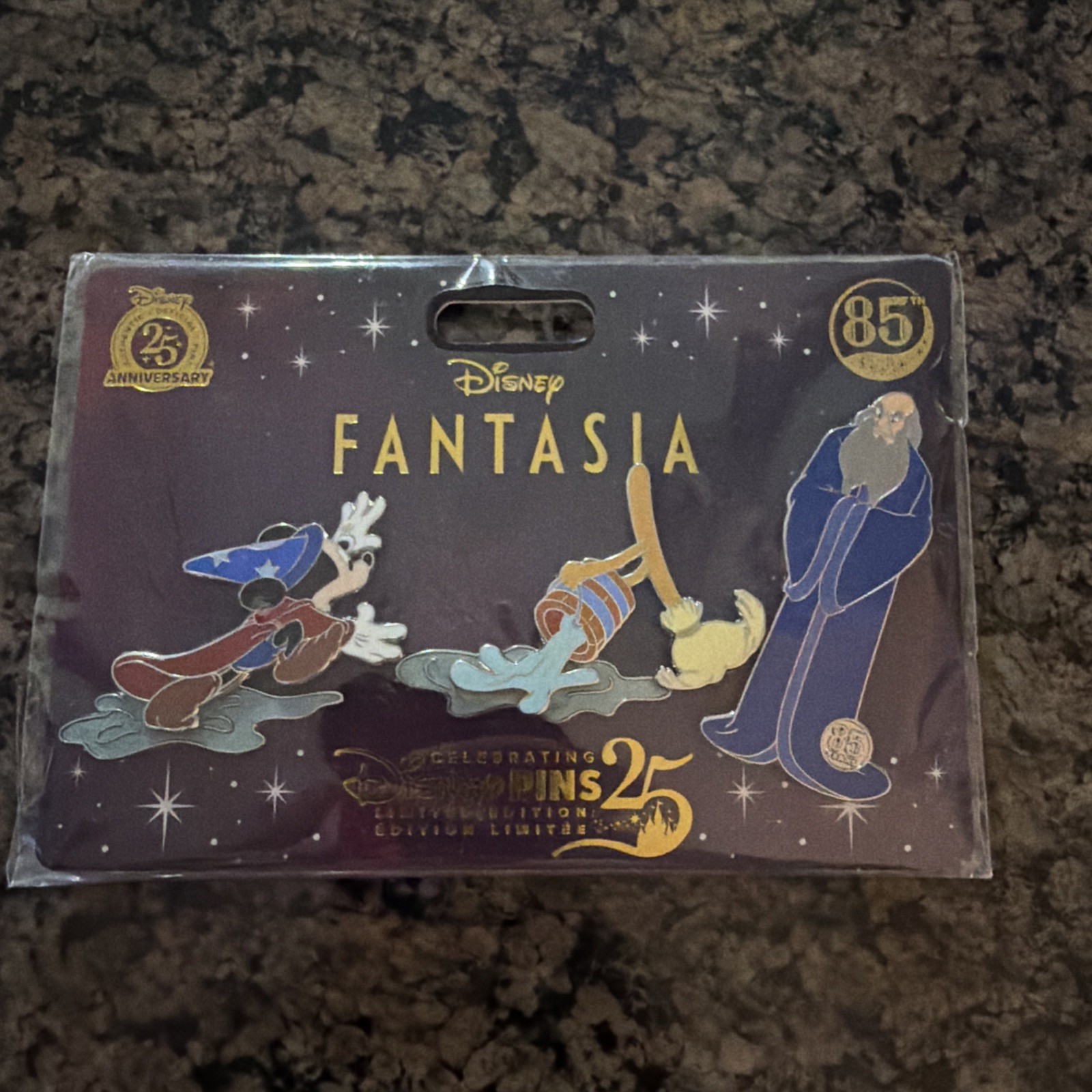 Fantasia The Sorcerer\'s Apprentice 3-Piece Pin Set LE1600