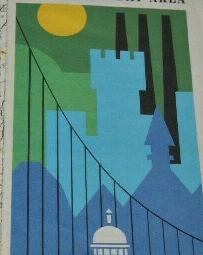 1974 - 75 AAA National Capital Chesapeake Bay Area Map Washington DC Virginia 1974 - 75 AAA National Capital Chesapeake Bay Area Map Washington DC Virginia