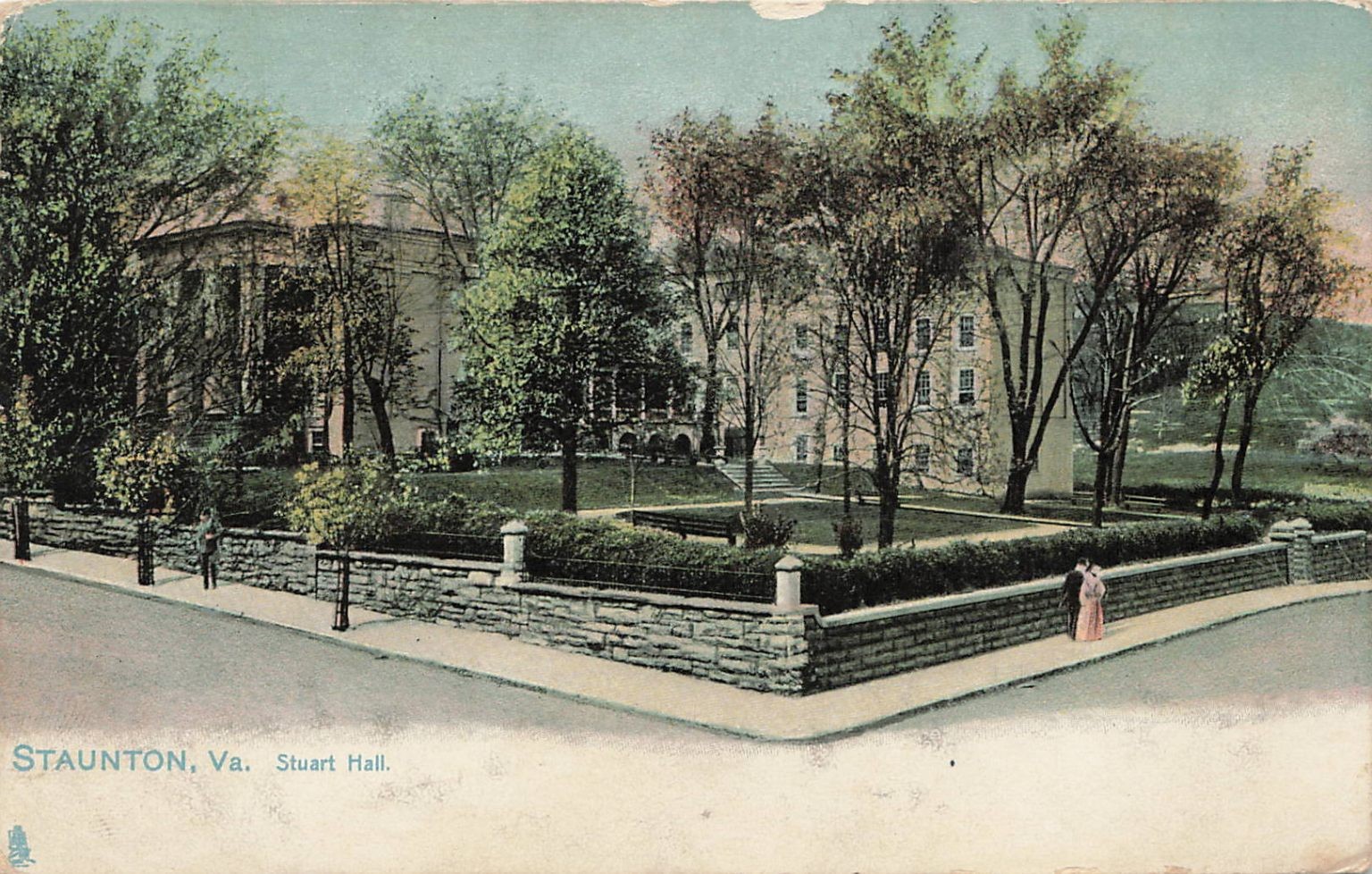 Stuart Hall Staunton VA 1908 Postcard Raphael Tuck Virginia Female Institute Stuart Hall Staunton VA 1908 Postcard Raphael Tuck Virginia Female Institute