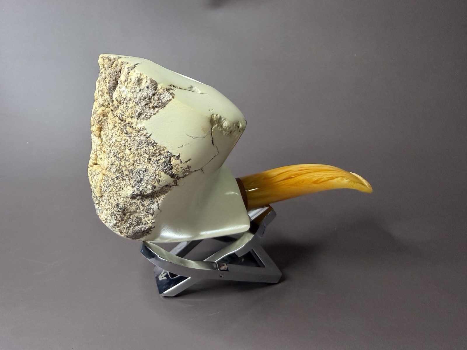 MBSD Meerschaum Deluxe (Briar Mortise) Estate Pipe