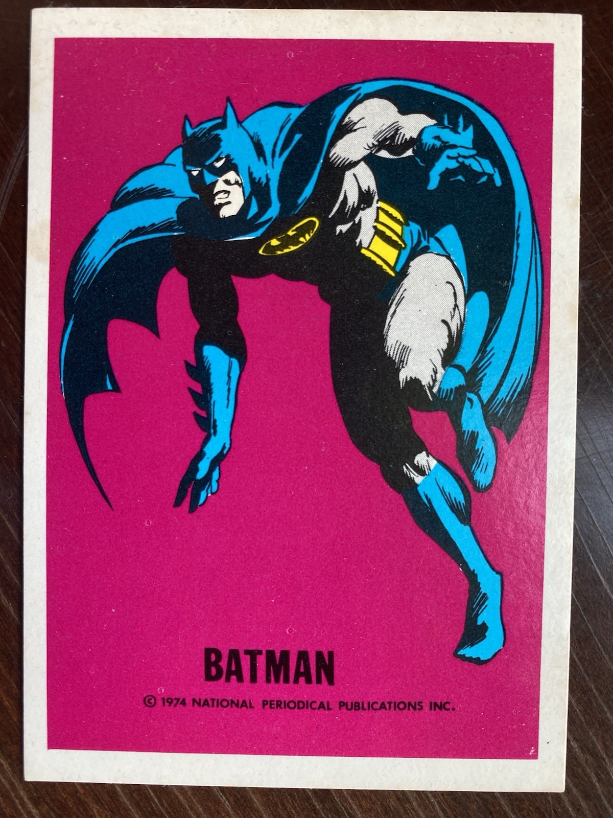 1974 National Periodical Wonder Bread DC Comics BATMAN Ex++