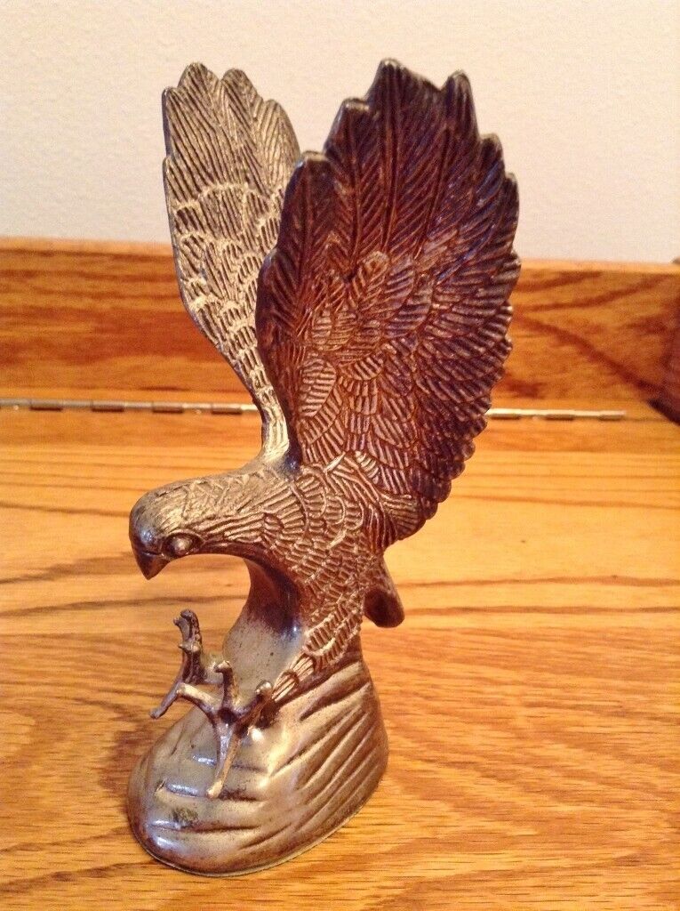 Vintage Hampshire Silverplated Eagle Sculpture with Original Sticker 5\