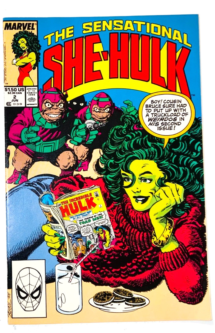 Sensational She-Hulk #2 (Marvel, 1989) Blonde Phantom Return John Byrne NM/NM+