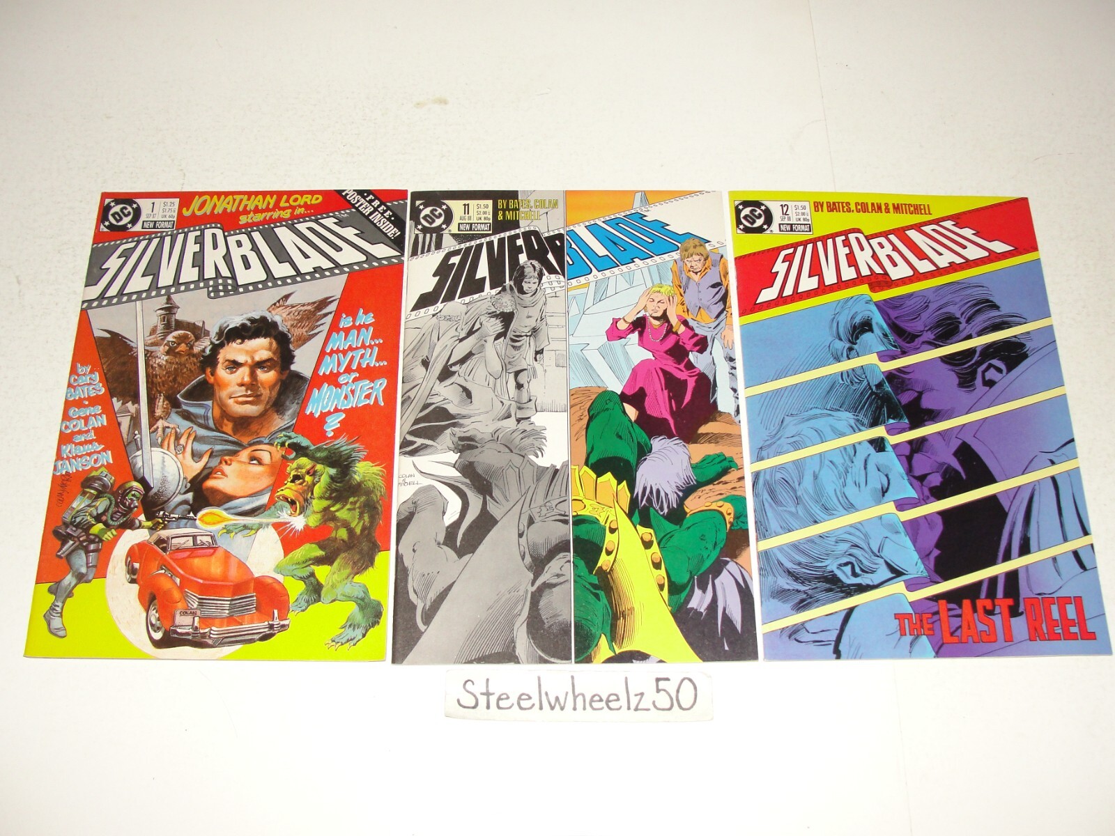 Silverblade #1 11 & 12 Comic Lot DC 1987 Lord Of Sunset Boulevard Bates Colan Silverblade #1 11 & 12 Comic Lot DC 1987 Lord Of Sunset Boulevard Bates Colan