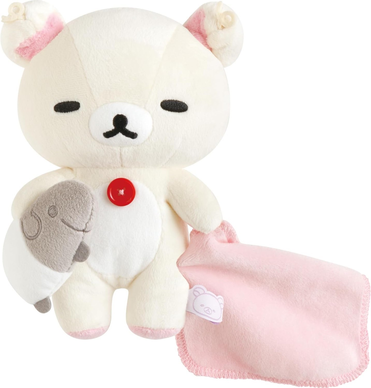 San-X Rilakkuma Good Night Plush Doll Together Sleepy Series Korilakkuma New