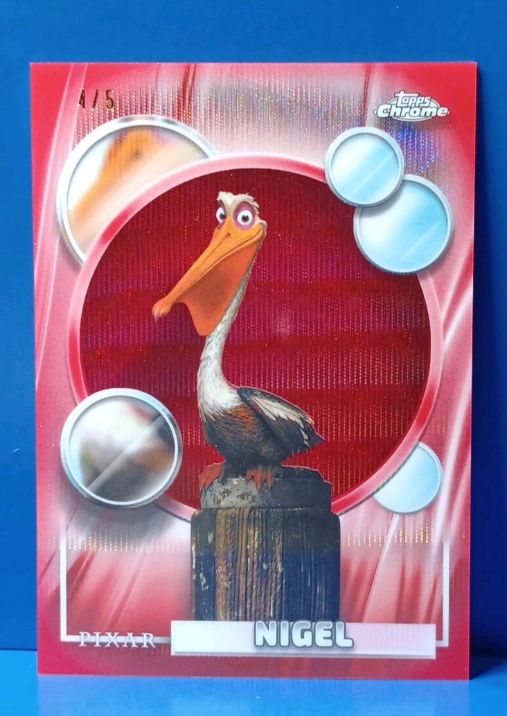 2026 Topps Chrome Disney Pixar 4/5 Finding Nemo Nigel #92 Red 2026 Topps Chrome Disney Pixar 4/5 Finding Nemo Nigel #92 Red
