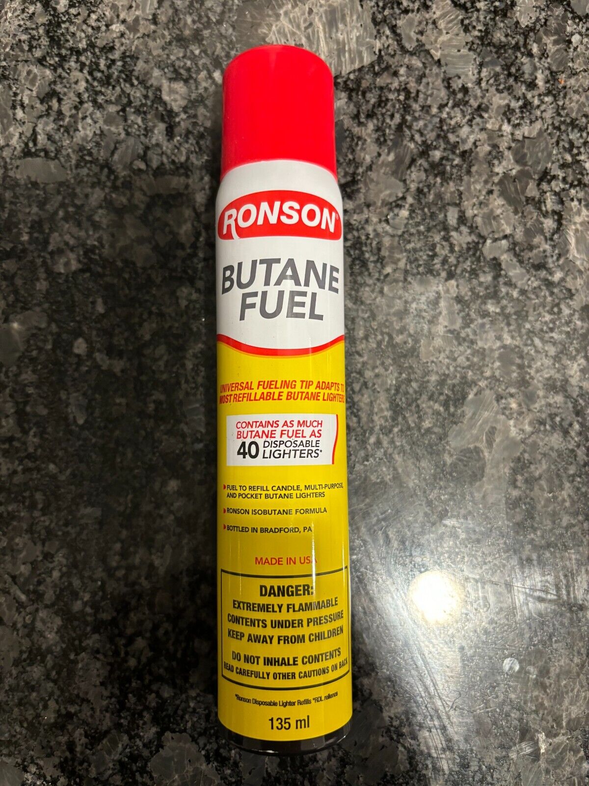 1 CAN OF Ronson Butane Fuel 135 ml.4.57 fl oz Special Purchase  