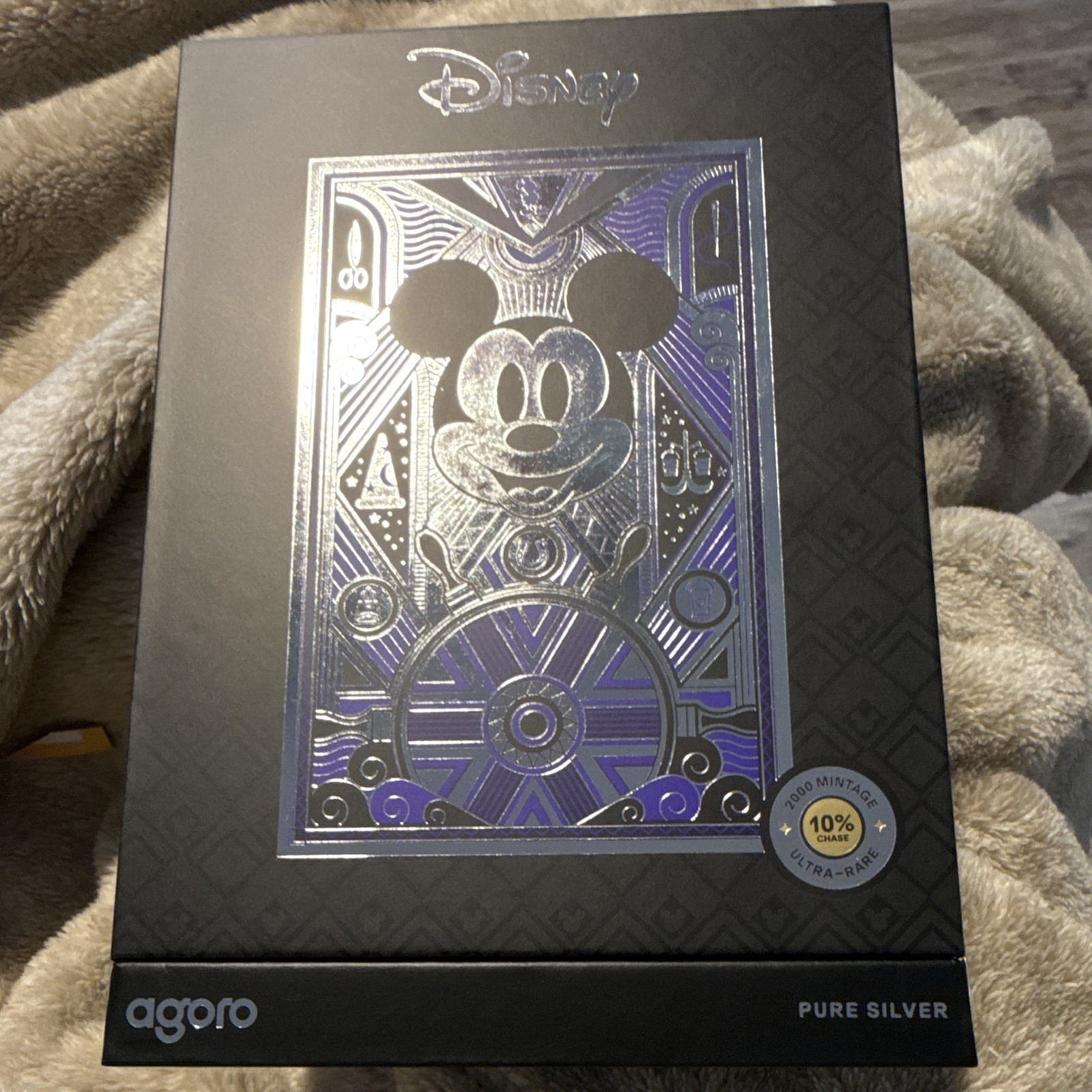 Agoro Disney Mickey Mouse 1 oz .999 Fine Silver Matte Strike Art Deco - Standard Agoro Disney Mickey Mouse 1 oz .999 Fine Silver Matte Strike Art Deco - Standard