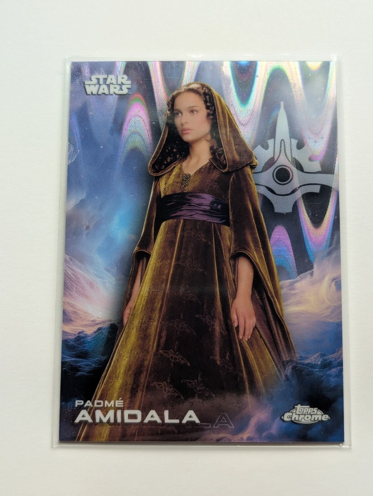 Topps Chrome Star Wars 2025 141 Padme Padmé Amidala ROTS Raywave Refractor Topps Chrome Star Wars 2025 141 Padme Padmé Amidala ROTS Raywave Refractor