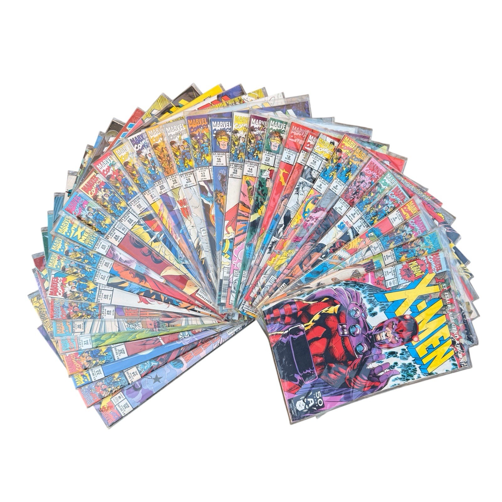 X-MEN Marvel Direct Edition 1991 Set Of 35 Comic Books 1-35 X-MEN Marvel Direct Edition 1991 Set Of 35 Comic Books 1-35