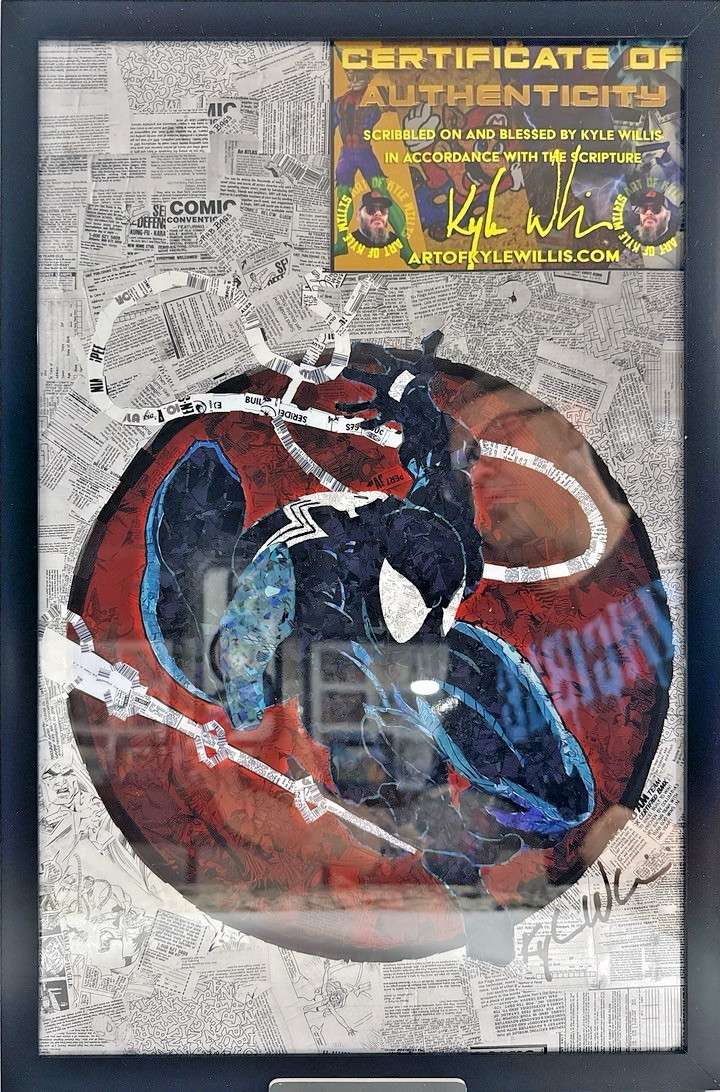 Amazing Spider-Man #300 Homage 11x17 Art Print Signed Kyle Willis Framed COA