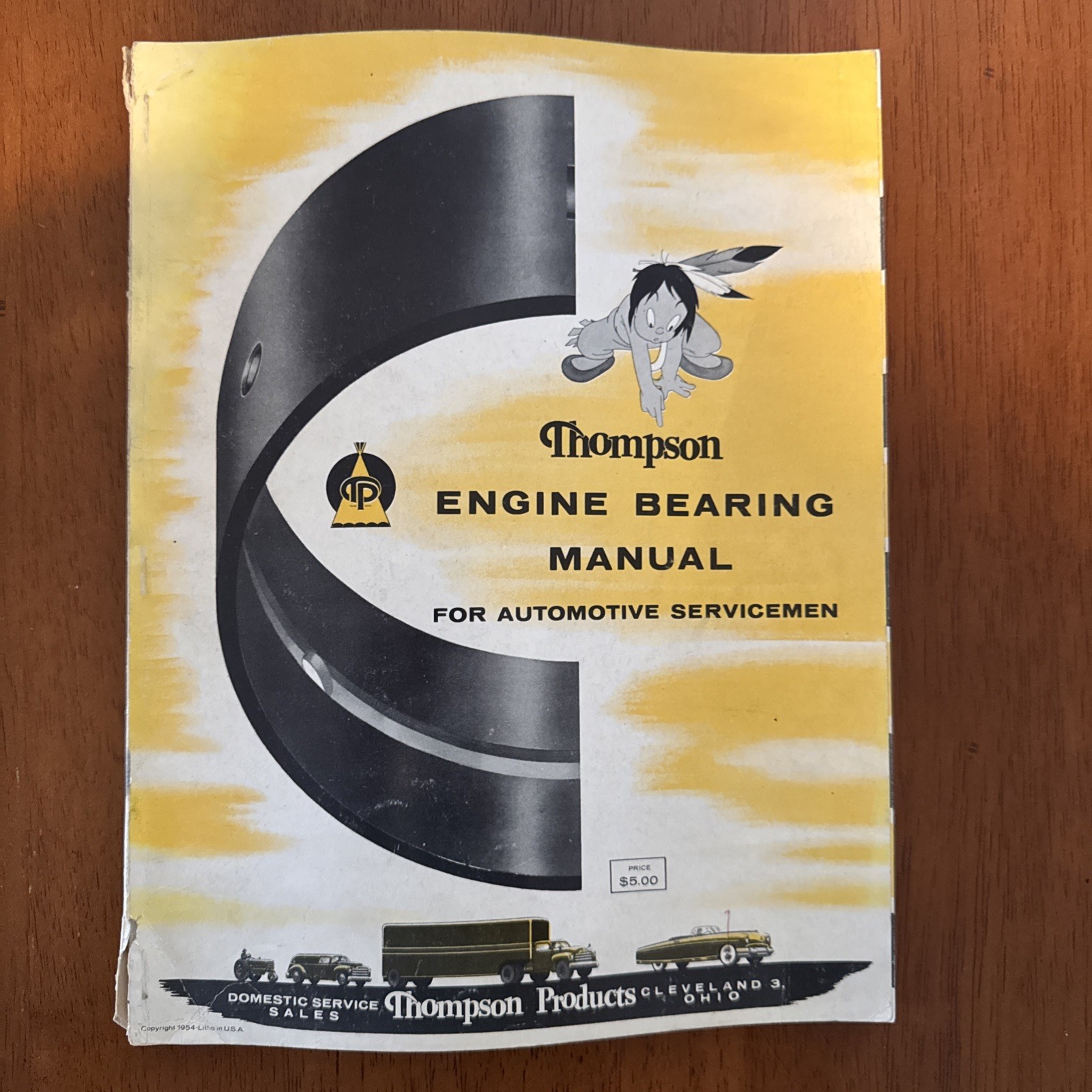 THOMPSON PRODUCTS ENGINE BEARING Manual For Automotive Servicemen THOMPSON PRODUCTS ENGINE BEARING Manual For Automotive Servicemen