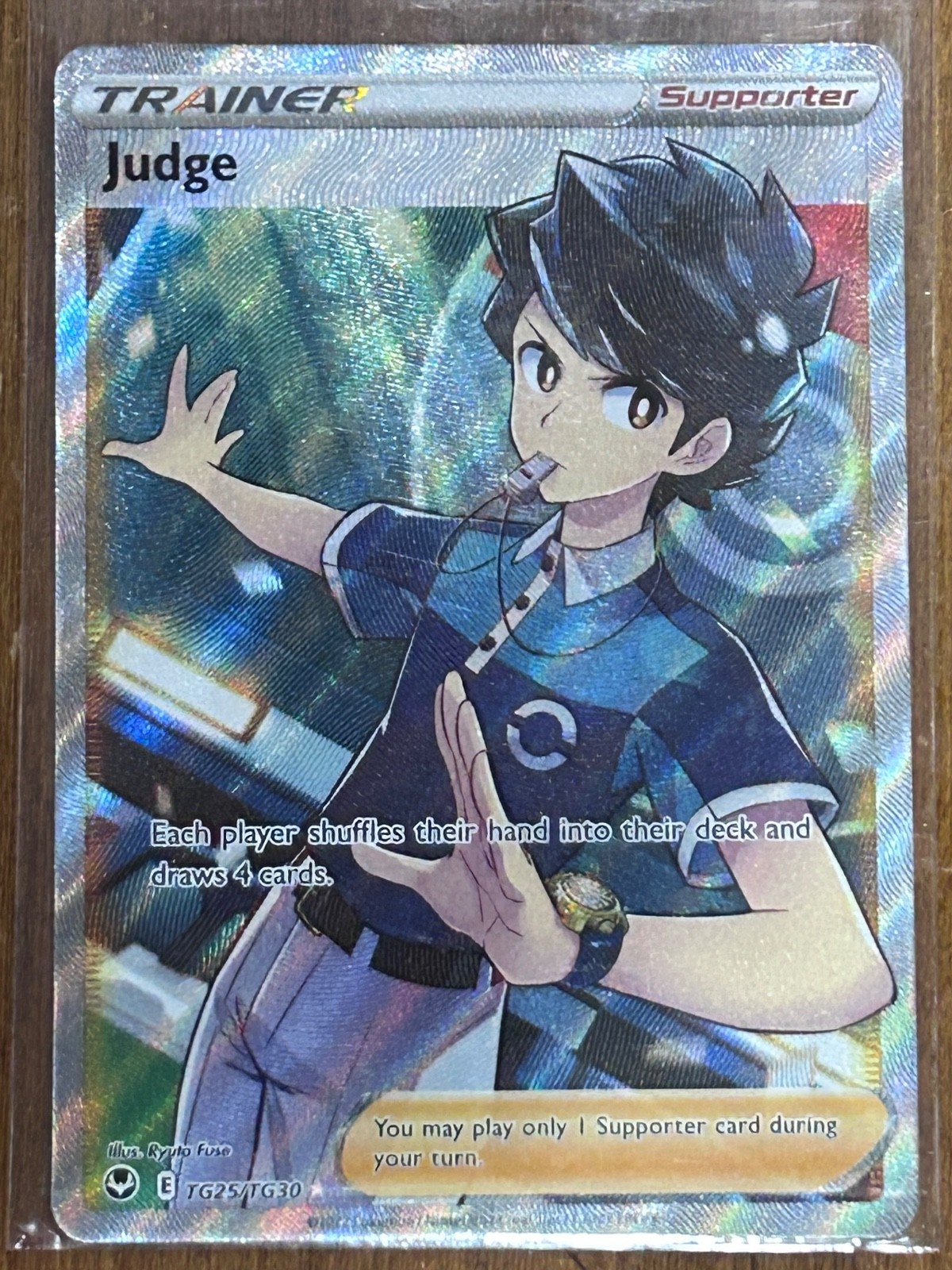 Pokémon Trading TCG Card - Judge Holofoil TG25/TG30 SWSH Silver Tempest Trainer Pokémon Trading TCG Card - Judge Holofoil TG25/TG30 SWSH Silver Tempest Trainer