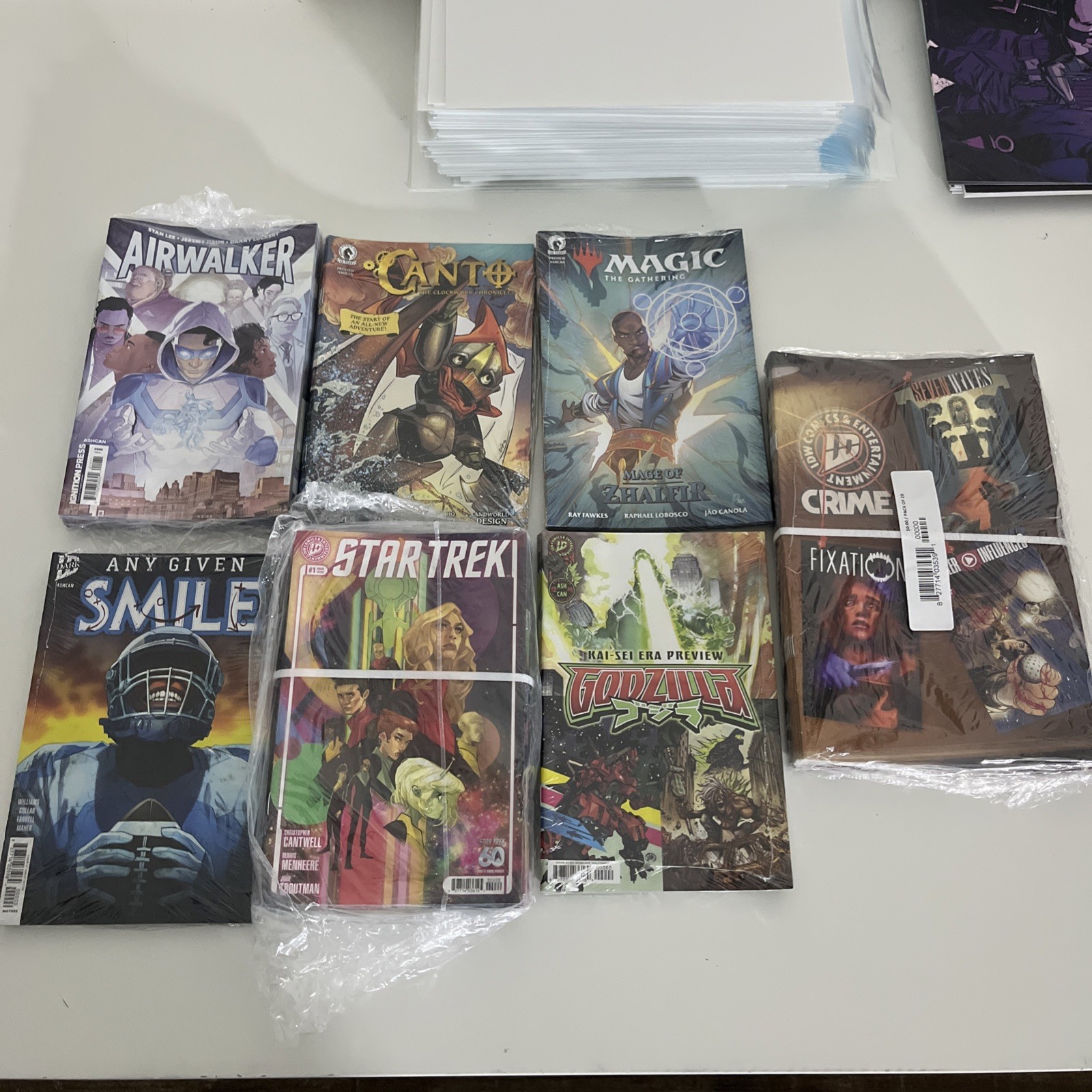 Lot Of 100 Ashcan Comic Books Any Given Smile - MTG - IDW - Star Trek - Canto