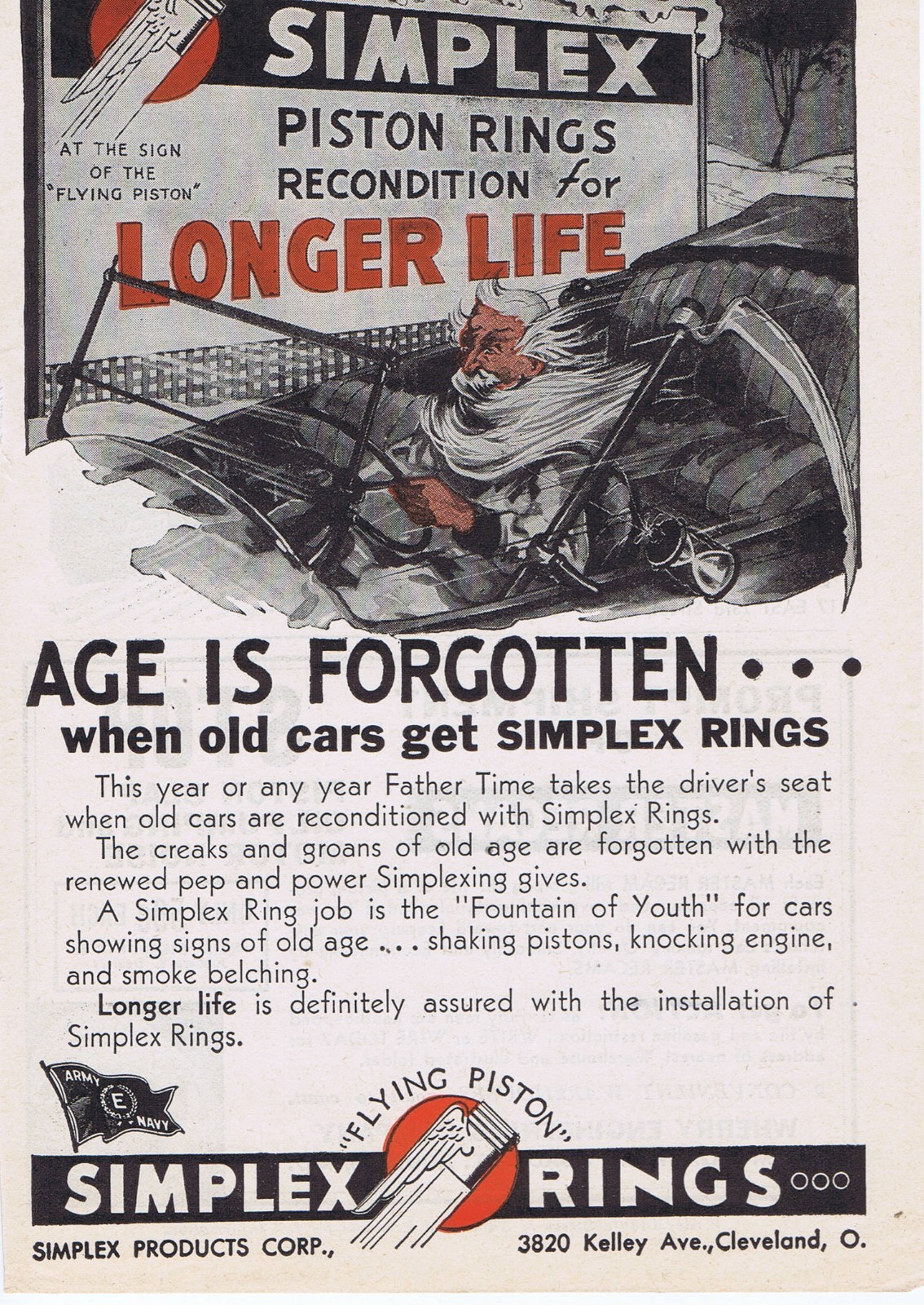 1944 - 1956 Original Ads - SIMPLEX 