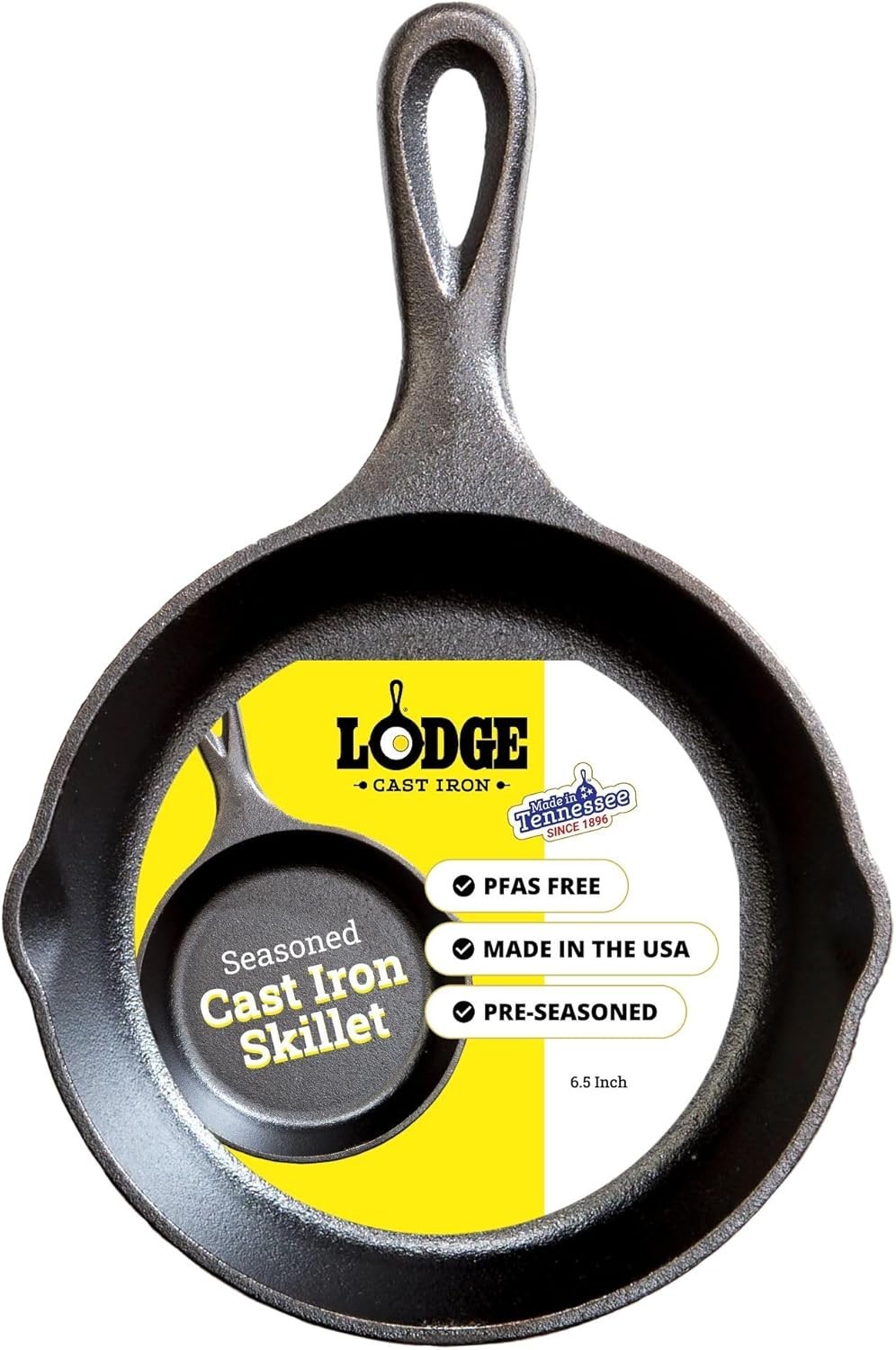 Lodge Skillet Set Pre-Seasoned Cast Iron 3 Pcs Pan Set - 8 Lodge Skillet Set Pre-Seasoned Cast Iron 3 Pcs Pan Set - 8