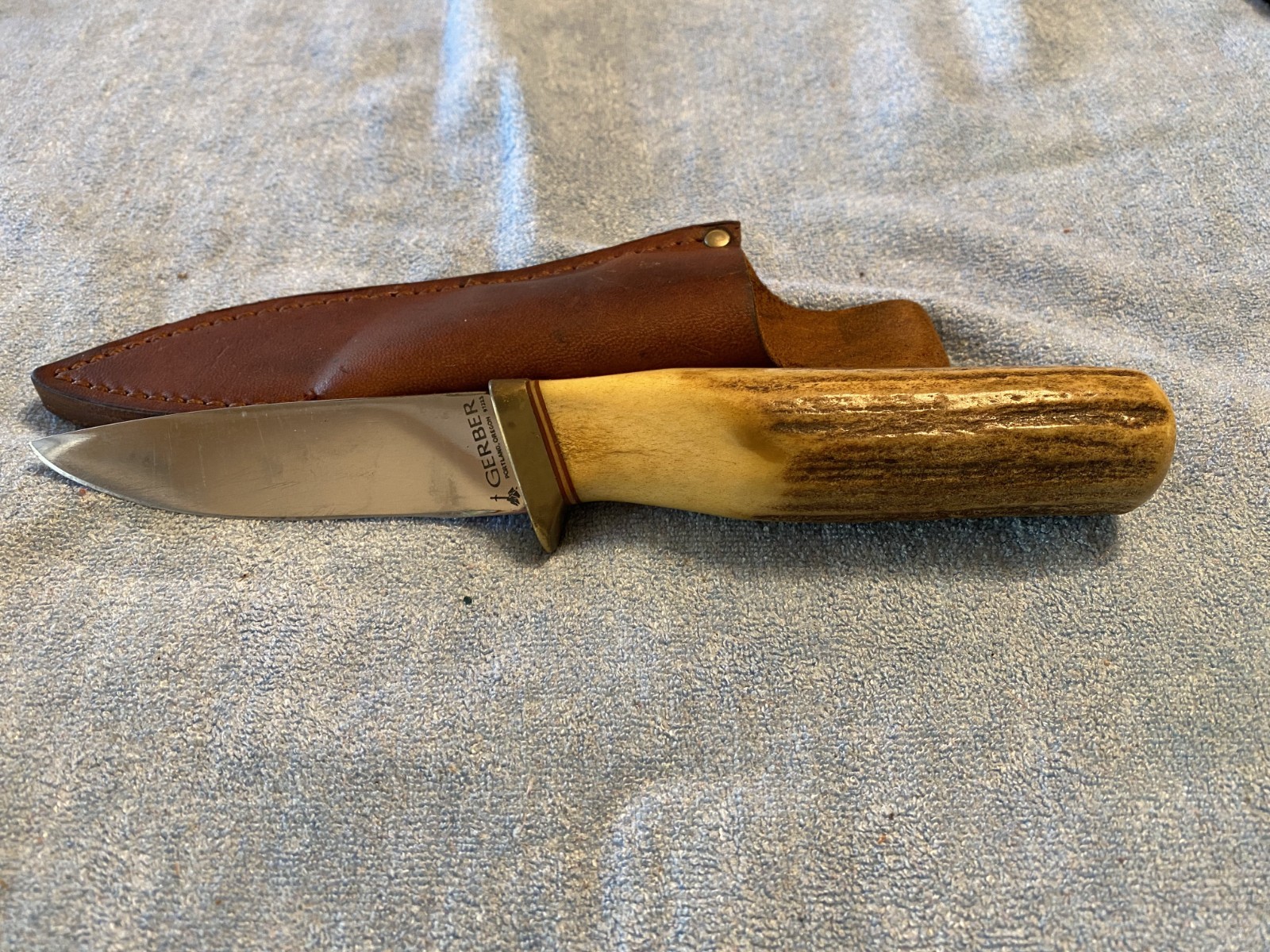 Gerber Model C375 With Genuine Stag Handles. Used but in very good condition.