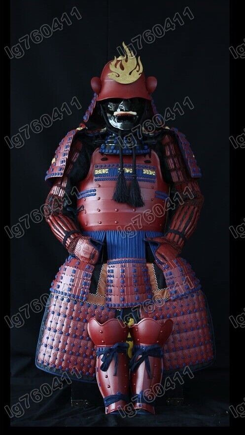 New Wearable Japanese Armor Suit Rustung Samurai Iron Red Phoenix Blue Laces O41 New Wearable Japanese Armor Suit Rustung Samurai Iron Red Phoenix Blue Laces O41