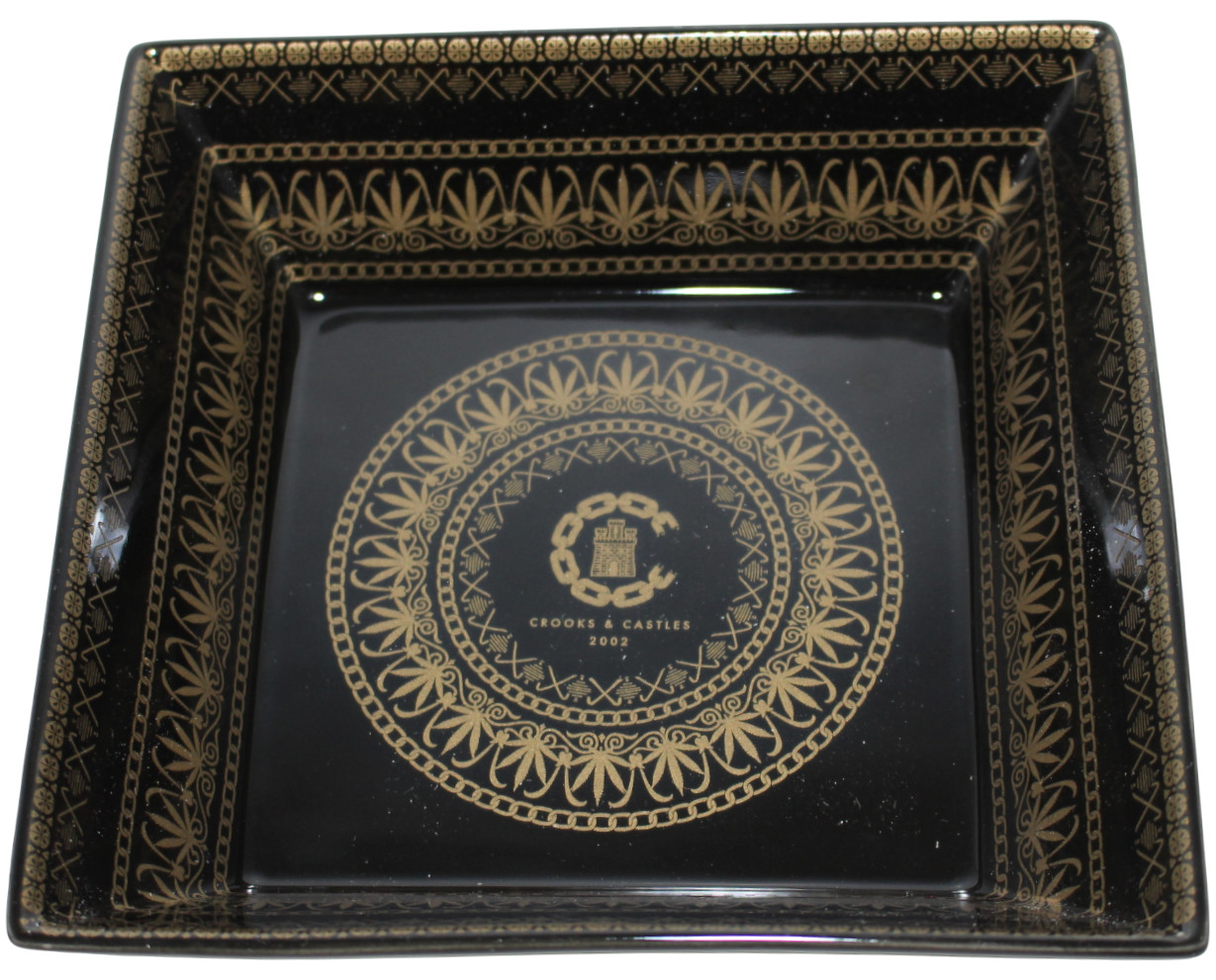 Crooks & Castles Ceramic Valet Tray Catchall Dish Vintage Streetwear
