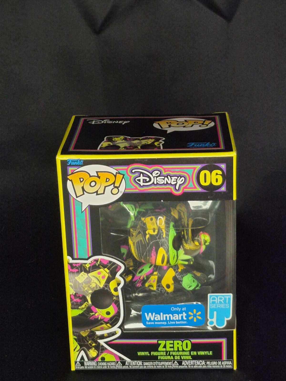 Funko Pop Artist Series: Disney - Zero (Black Light) - Walmart (Exclusive) #06 Funko Pop Artist Series: Disney - Zero (Black Light) - Walmart (Exclusive) #06