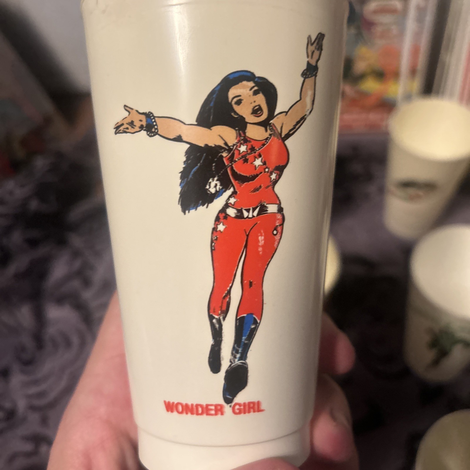 Vintage 1976 7-Eleven DC Comics Slurpee Cup Set of  13 - 
